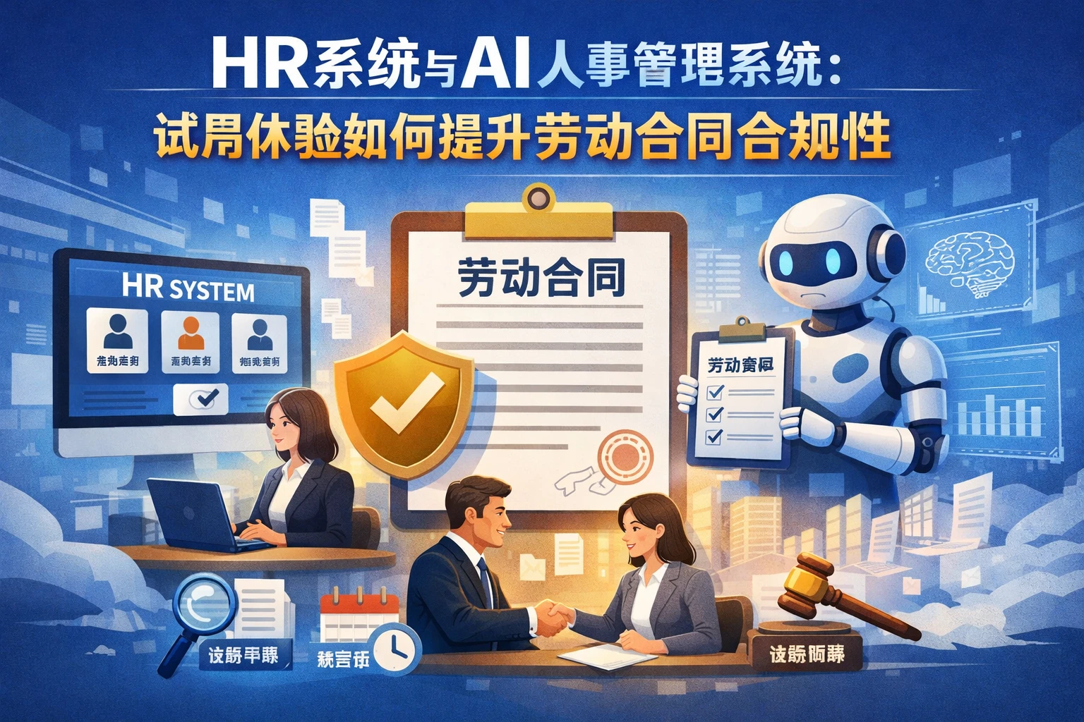 HR系统与AI人事管理系统:试用体验如何提升劳动合同合规性