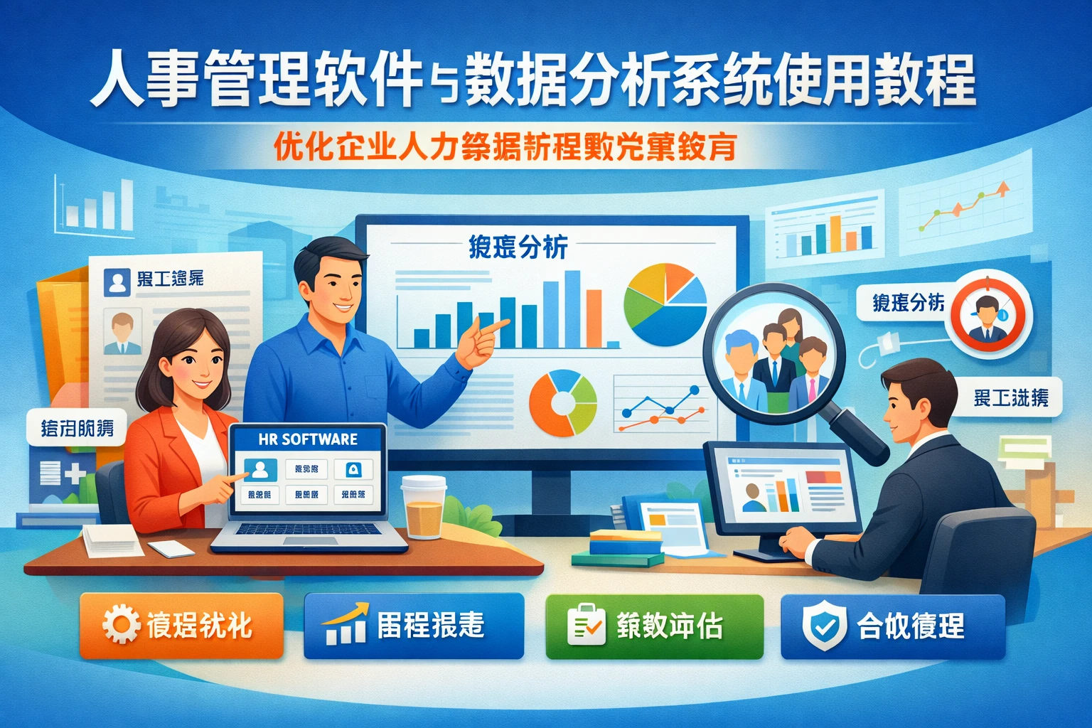 人事管理软件与数据分析系统使用教程:优化企业人力资源流程的完整指南