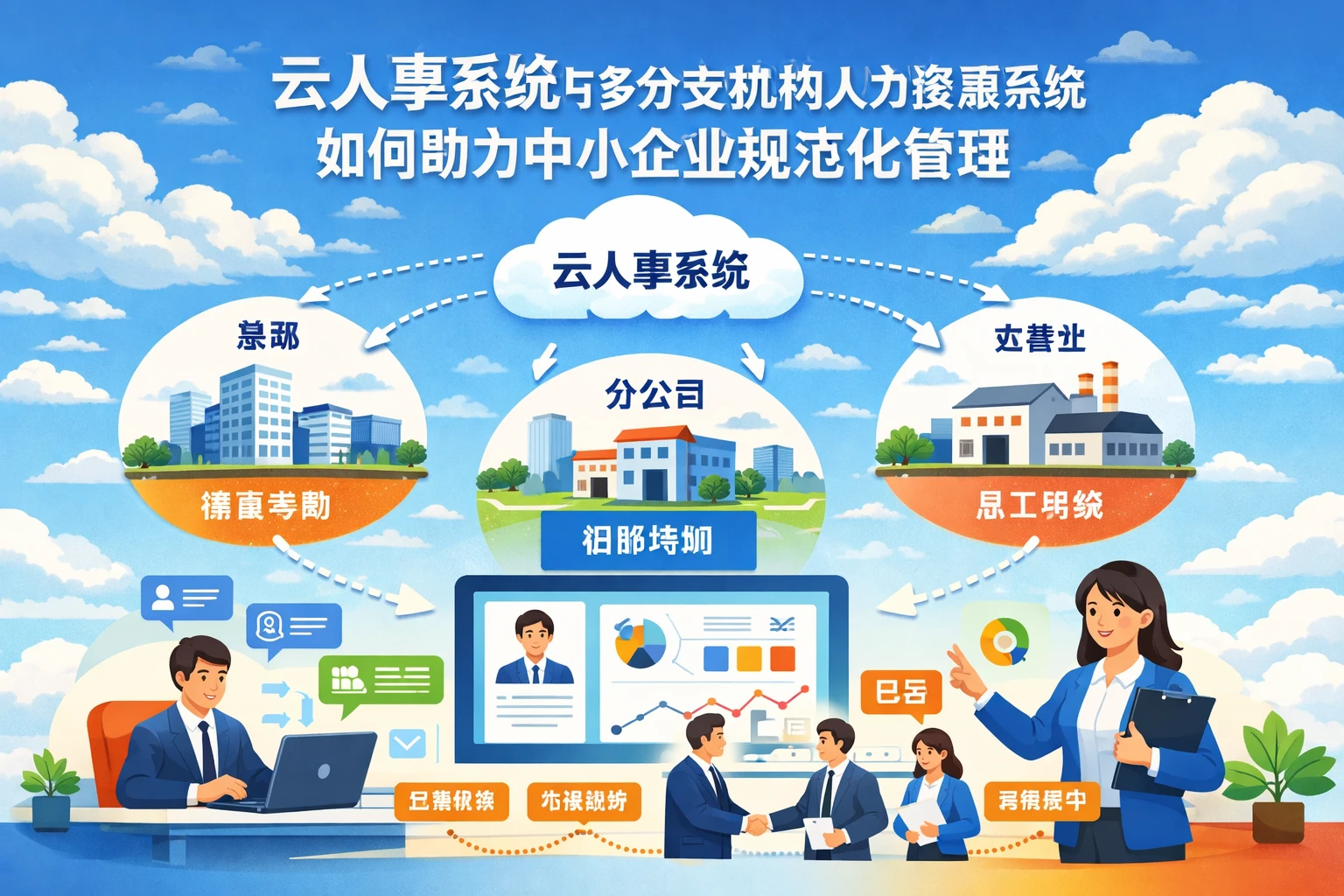 云人事系统与多分支机构人力资源系统如何助力中小企业规范化管理