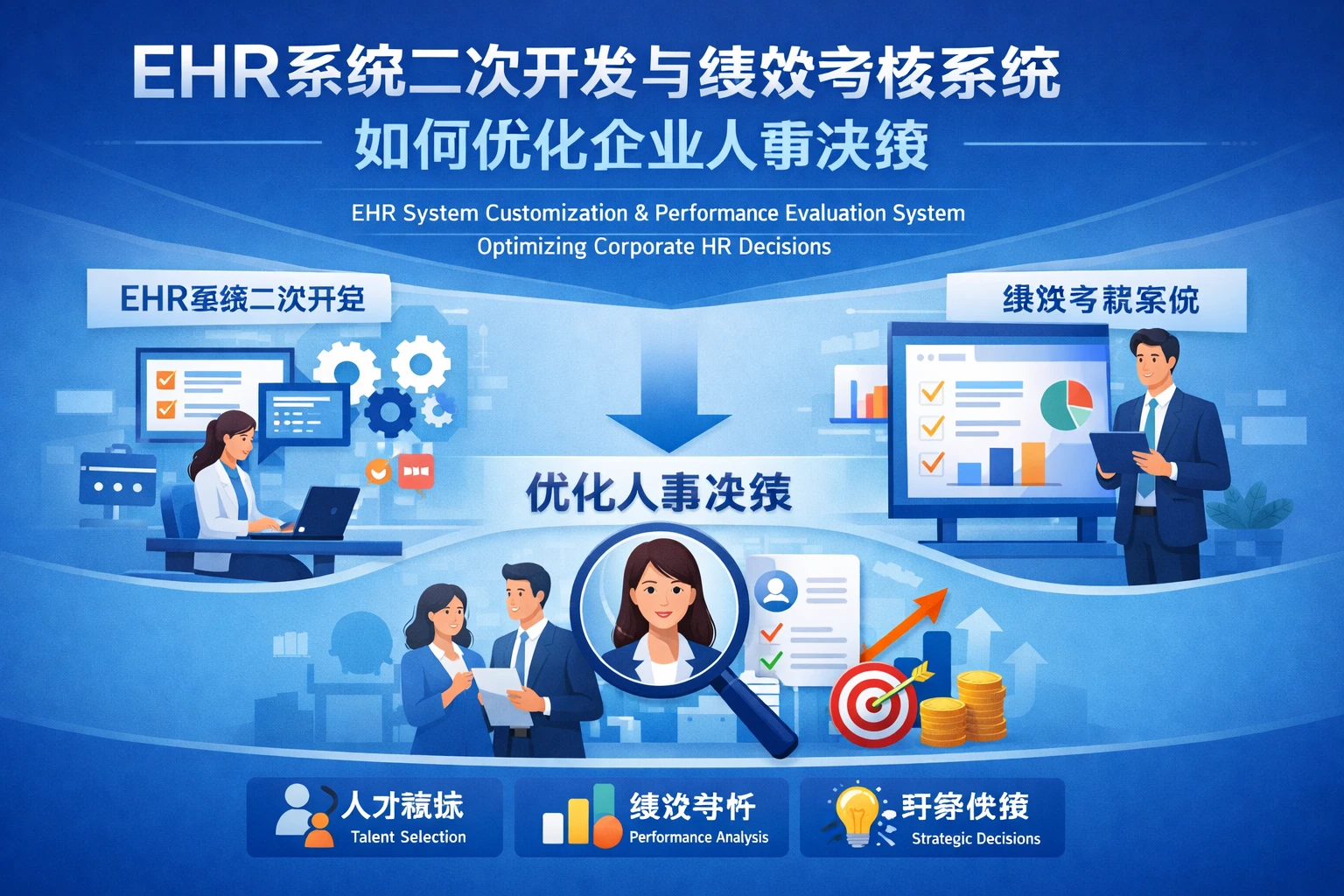 EHR系统二次开发与绩效考核系统如何优化企业人事决策