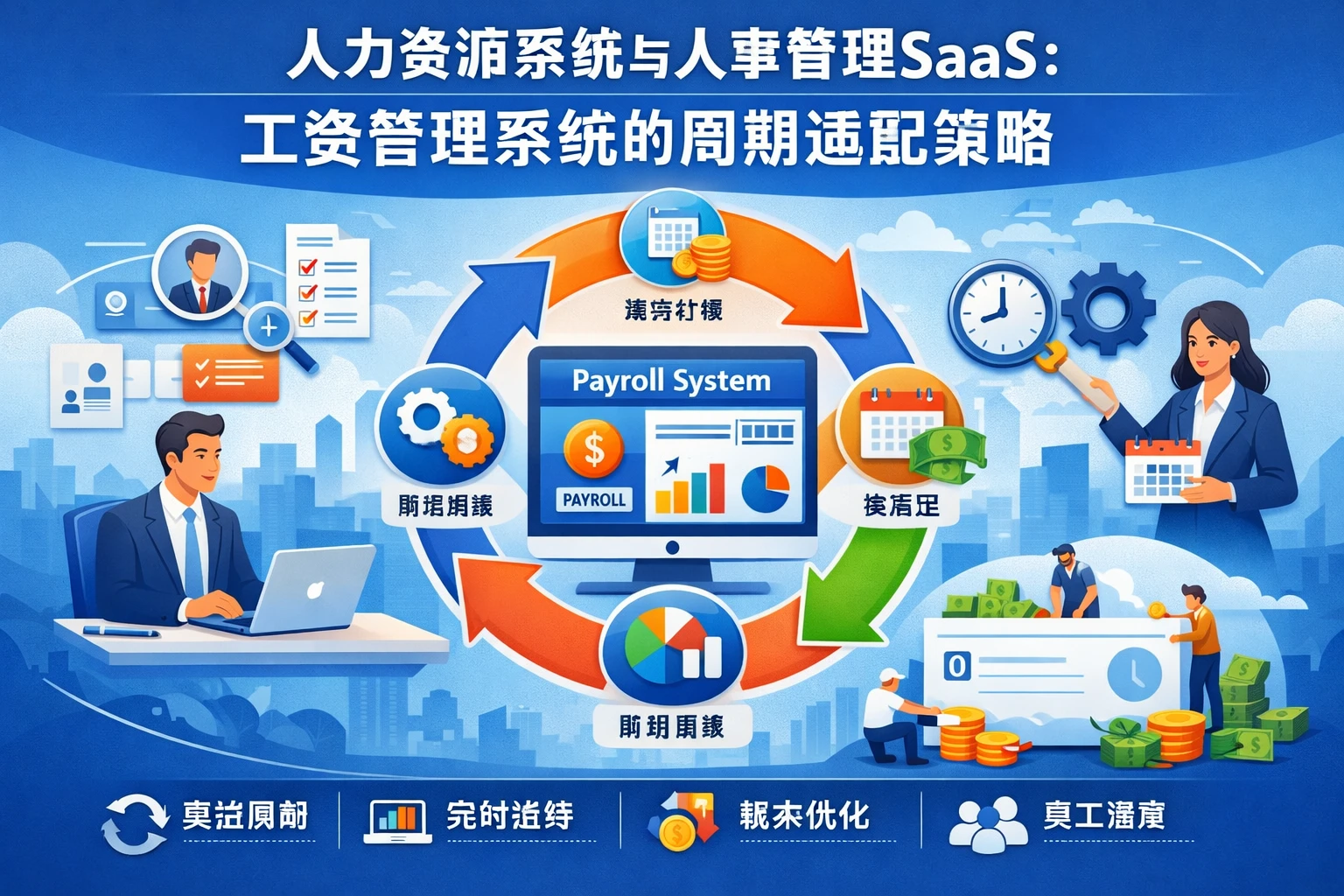 人力资源系统与人事管理SaaS：工资管理系统的周期适配策略