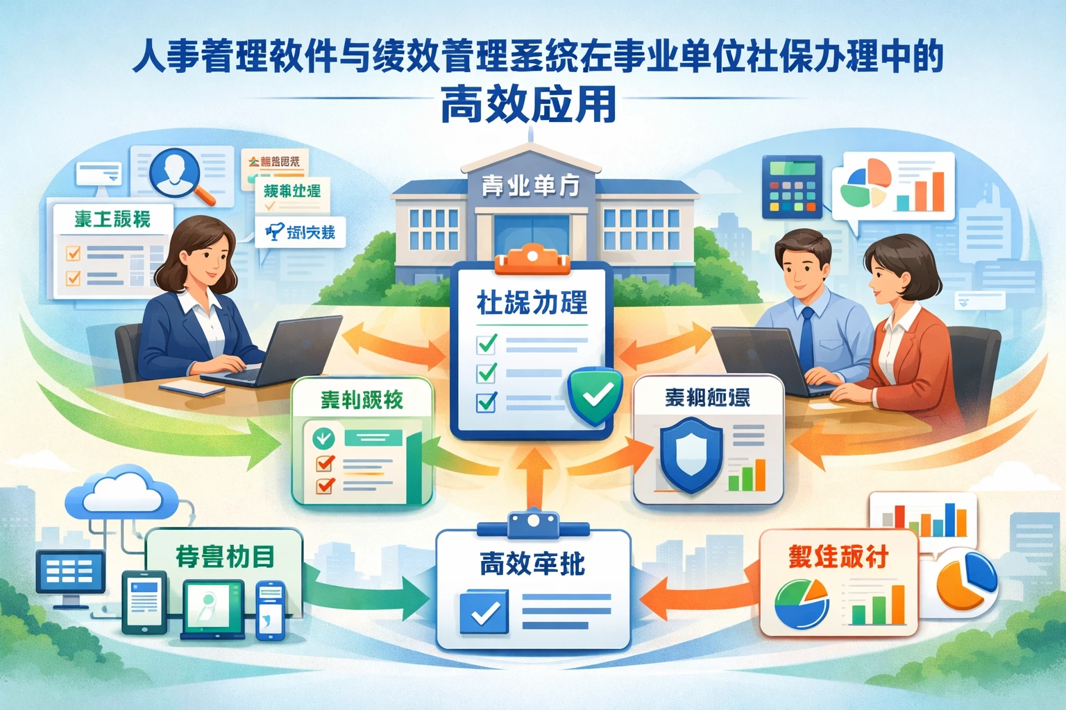 人事管理软件与绩效管理系统在事业单位社保办理中的高效应用