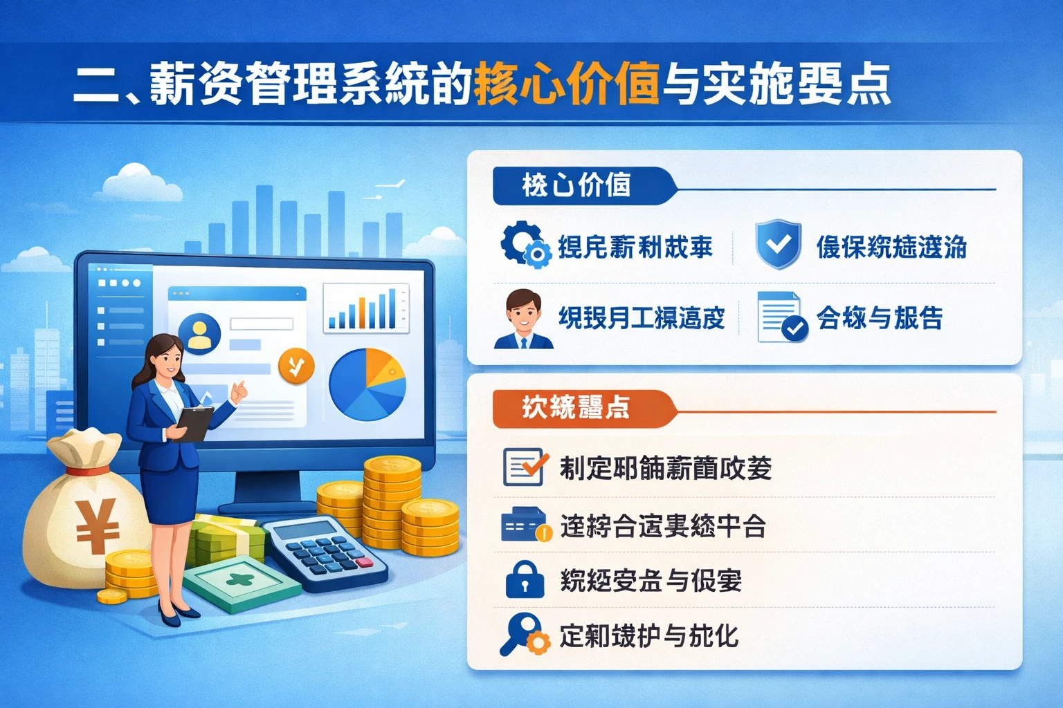 二、薪资管理系统的核心价值与实施要点