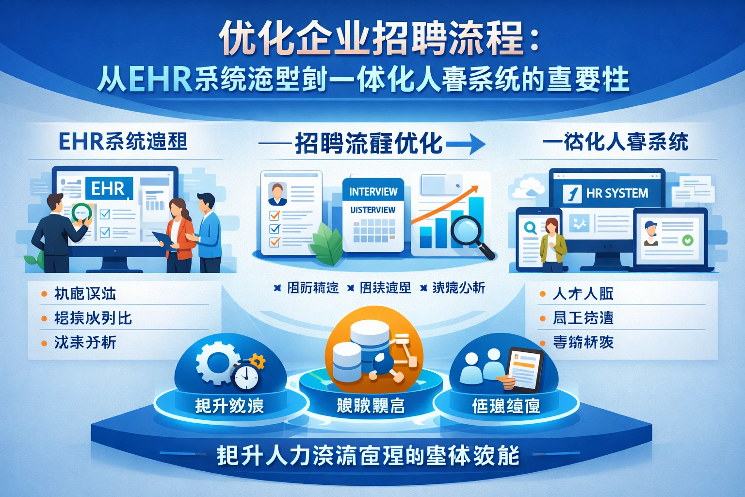 优化企业招聘流程：从EHR系统选型到一体化人事系统的重要性