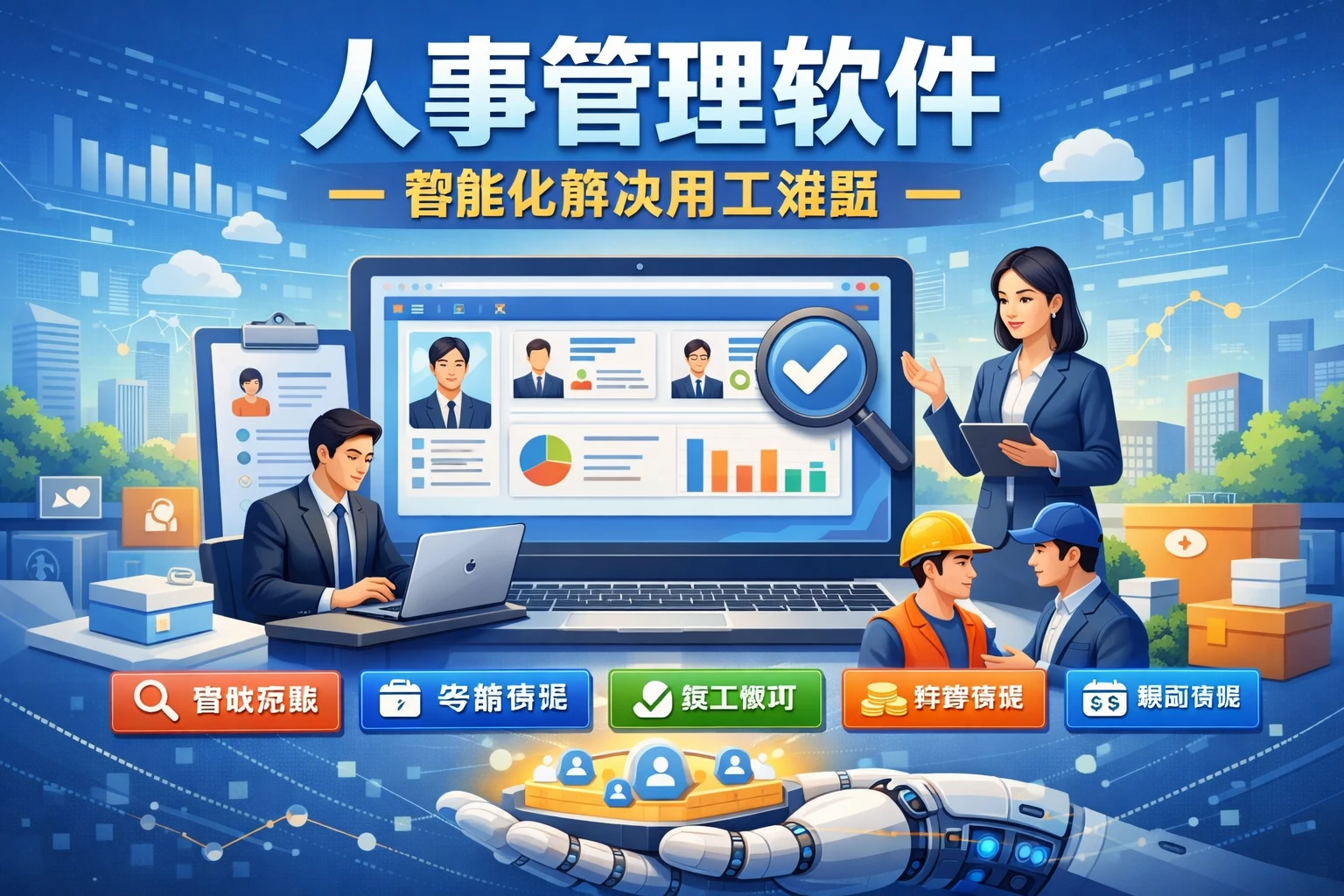 人事管理软件：智能化解决用工难题
