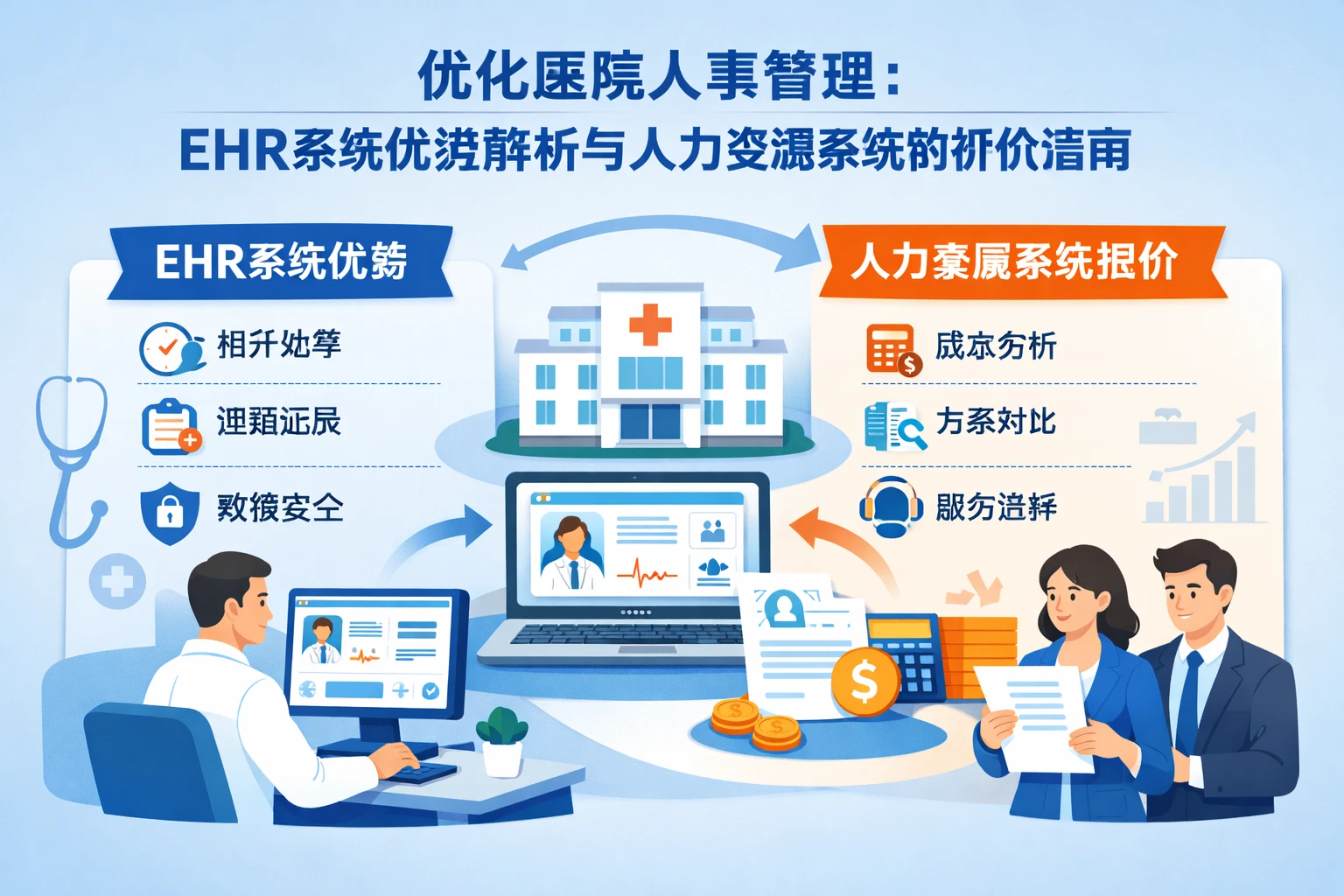 优化医院人事管理:EHR系统优势解析与人力资源系统报价指南