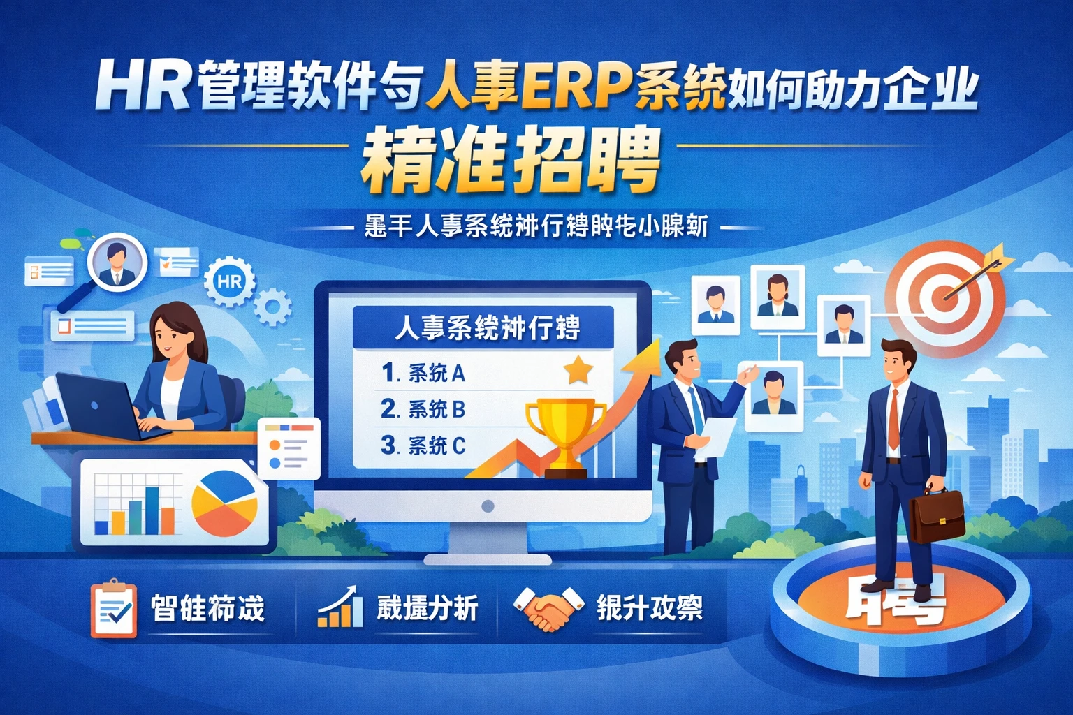 HR管理软件与人事ERP系统如何助力企业精准招聘——基于人事系统排行榜的专业解析