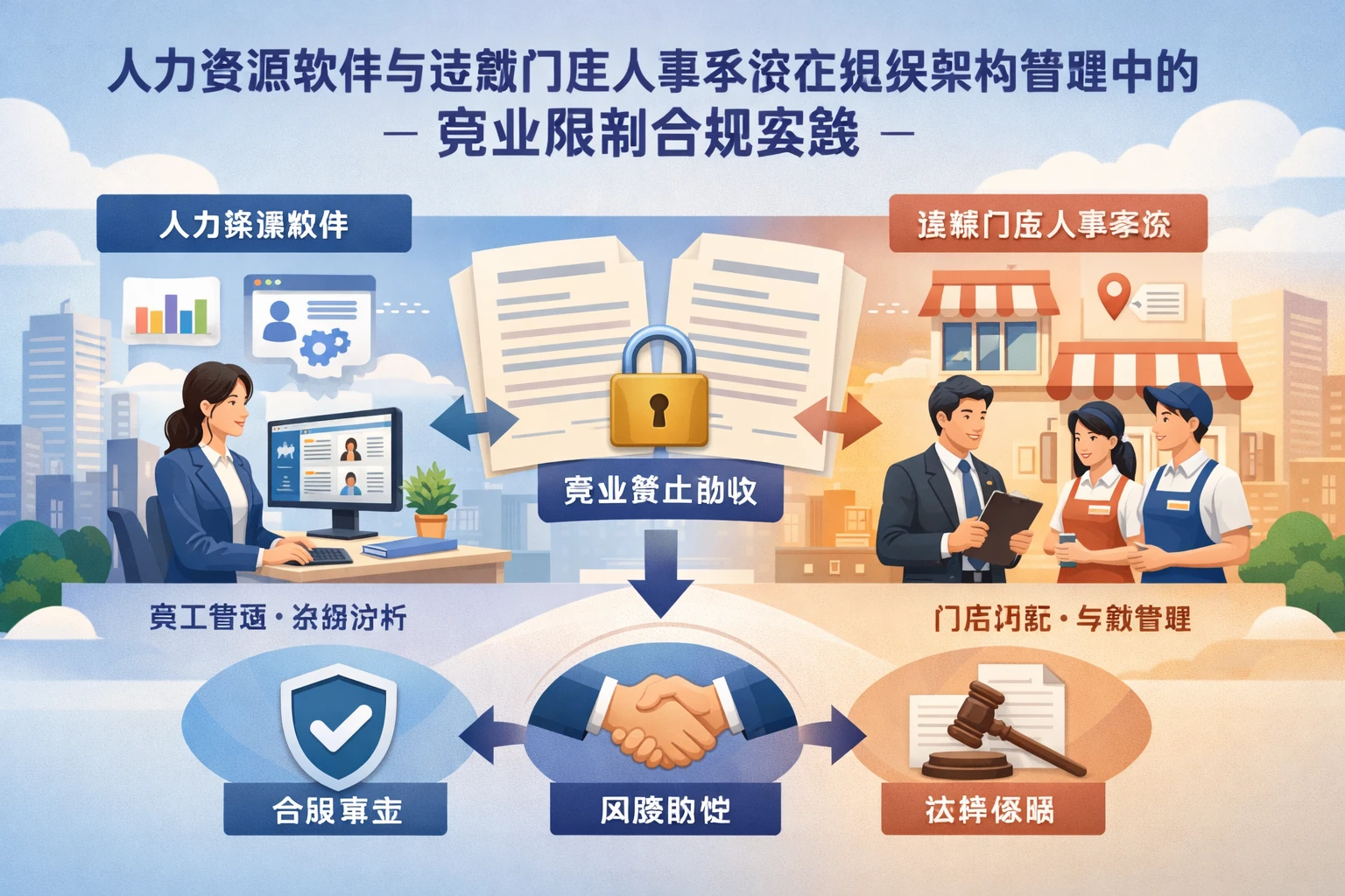 人力资源软件与连锁门店人事系统在组织架构管理中的竞业限制合规实践