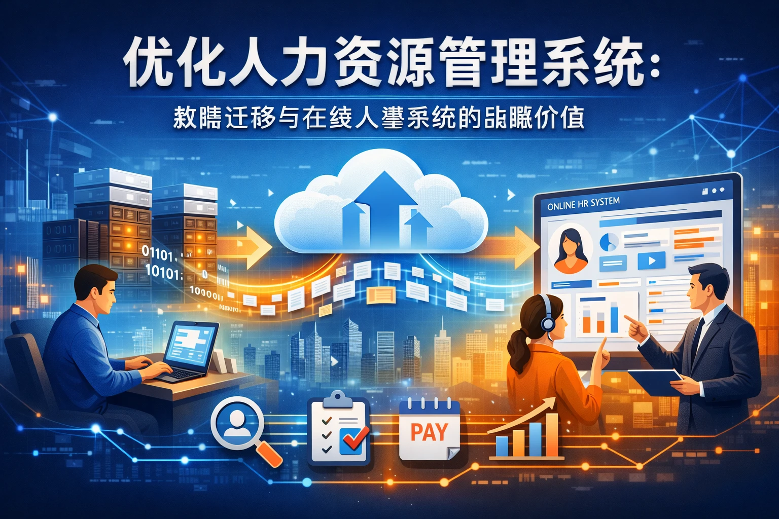 优化人力资源管理系统：数据迁移与在线人事系统的战略价值