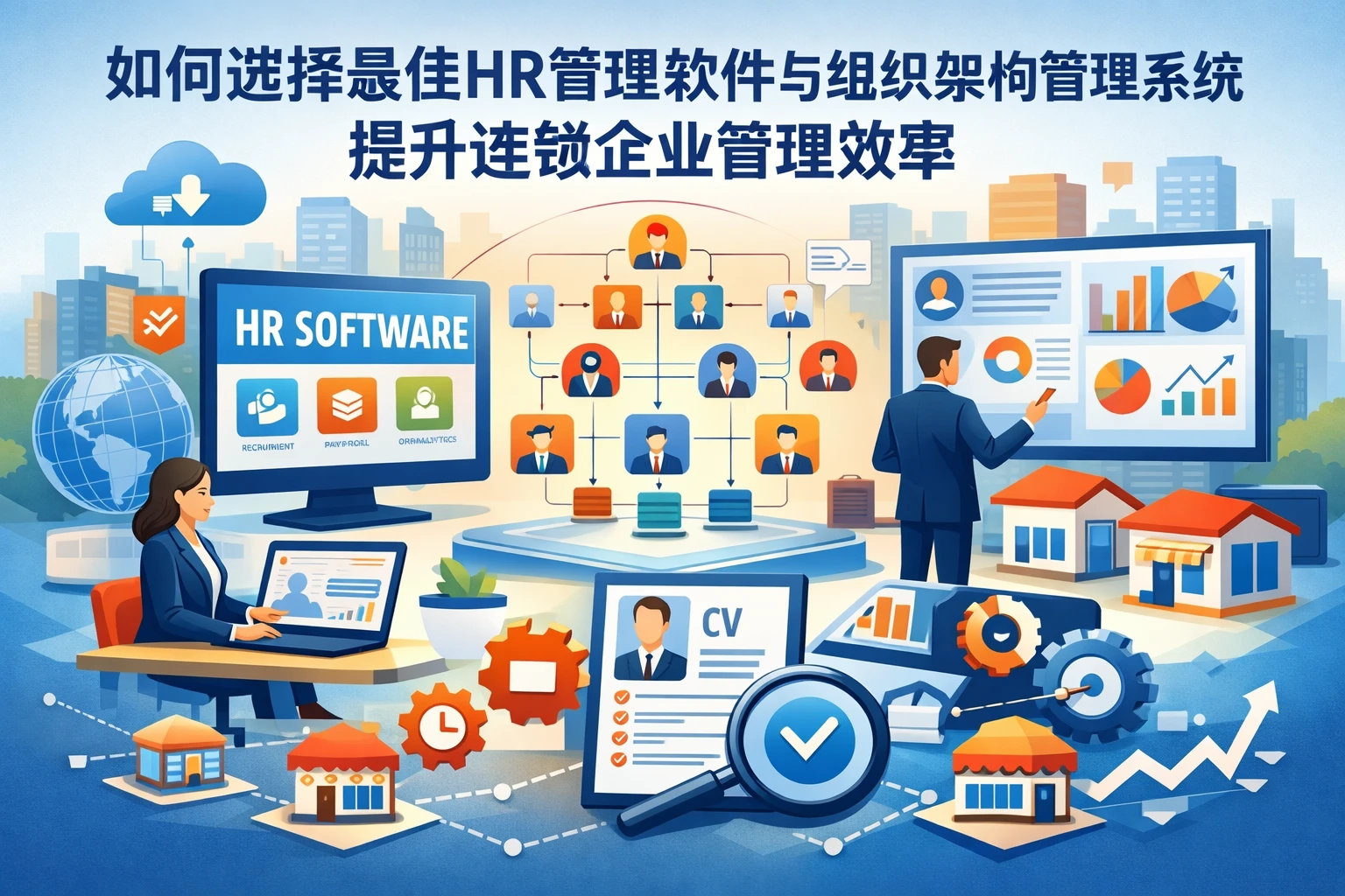 如何选择最佳HR管理软件与组织架构管理系统提升连锁企业管理效率