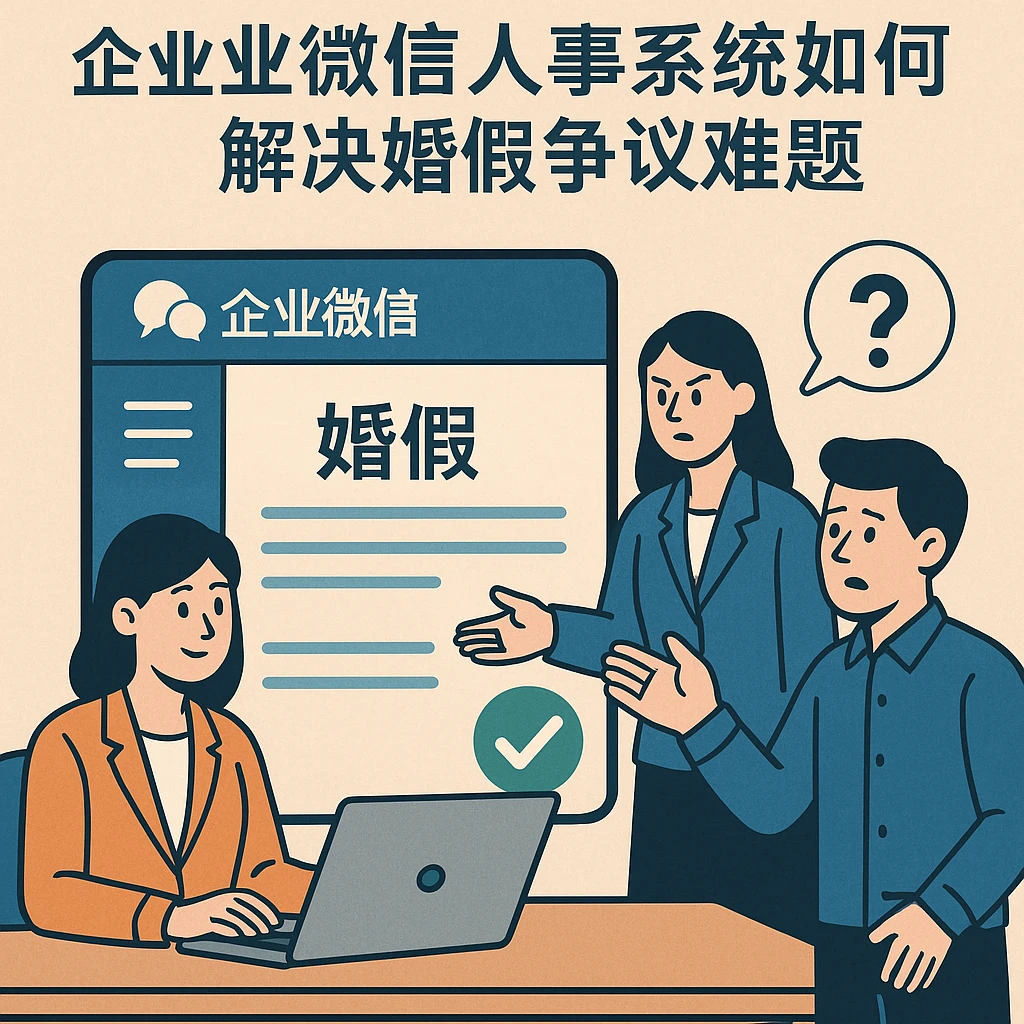 人事管理软件升级:企业微信人事系统如何解决婚假争议难题