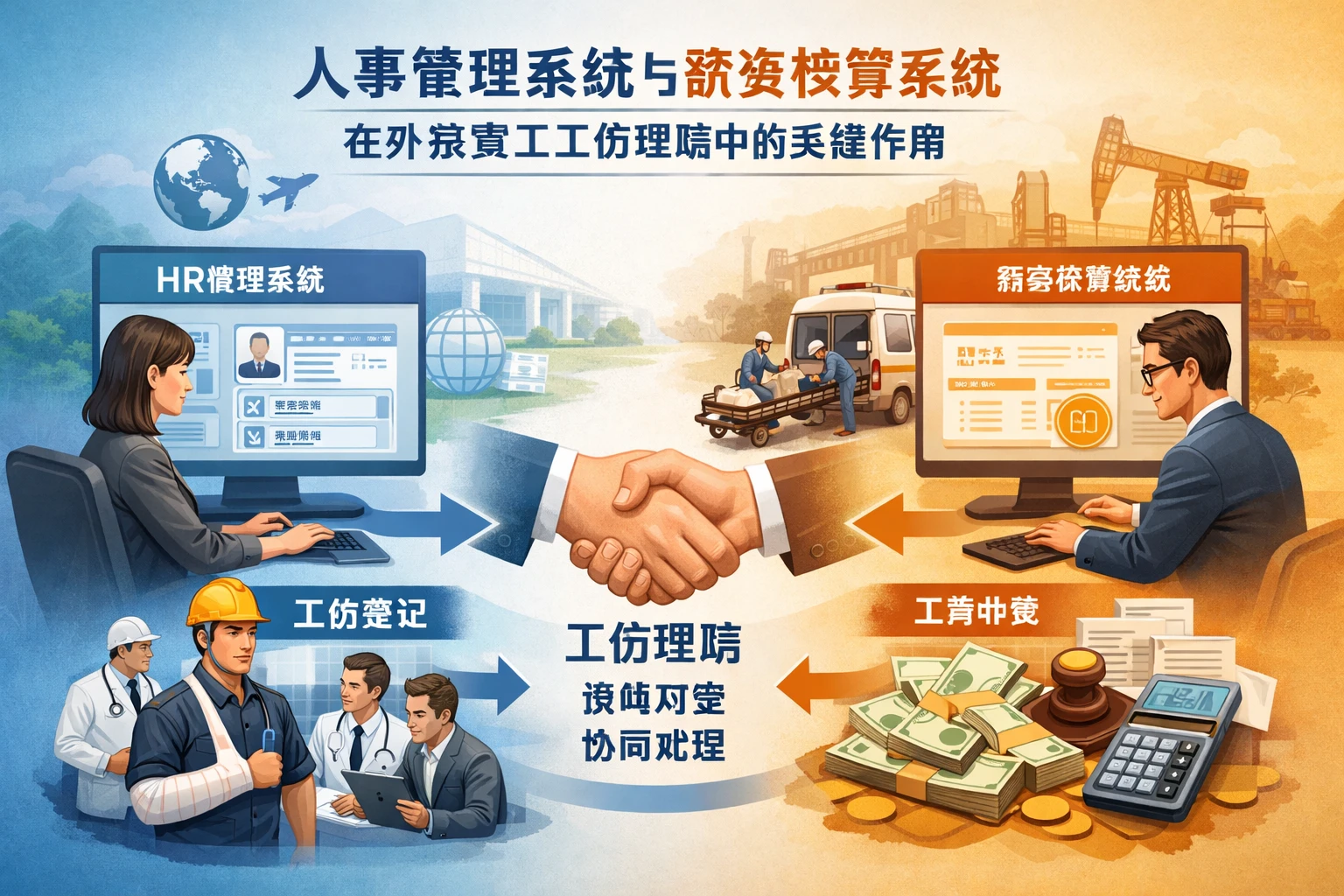 人事管理系统与薪资核算系统在外派员工工伤理赔中的关键作用