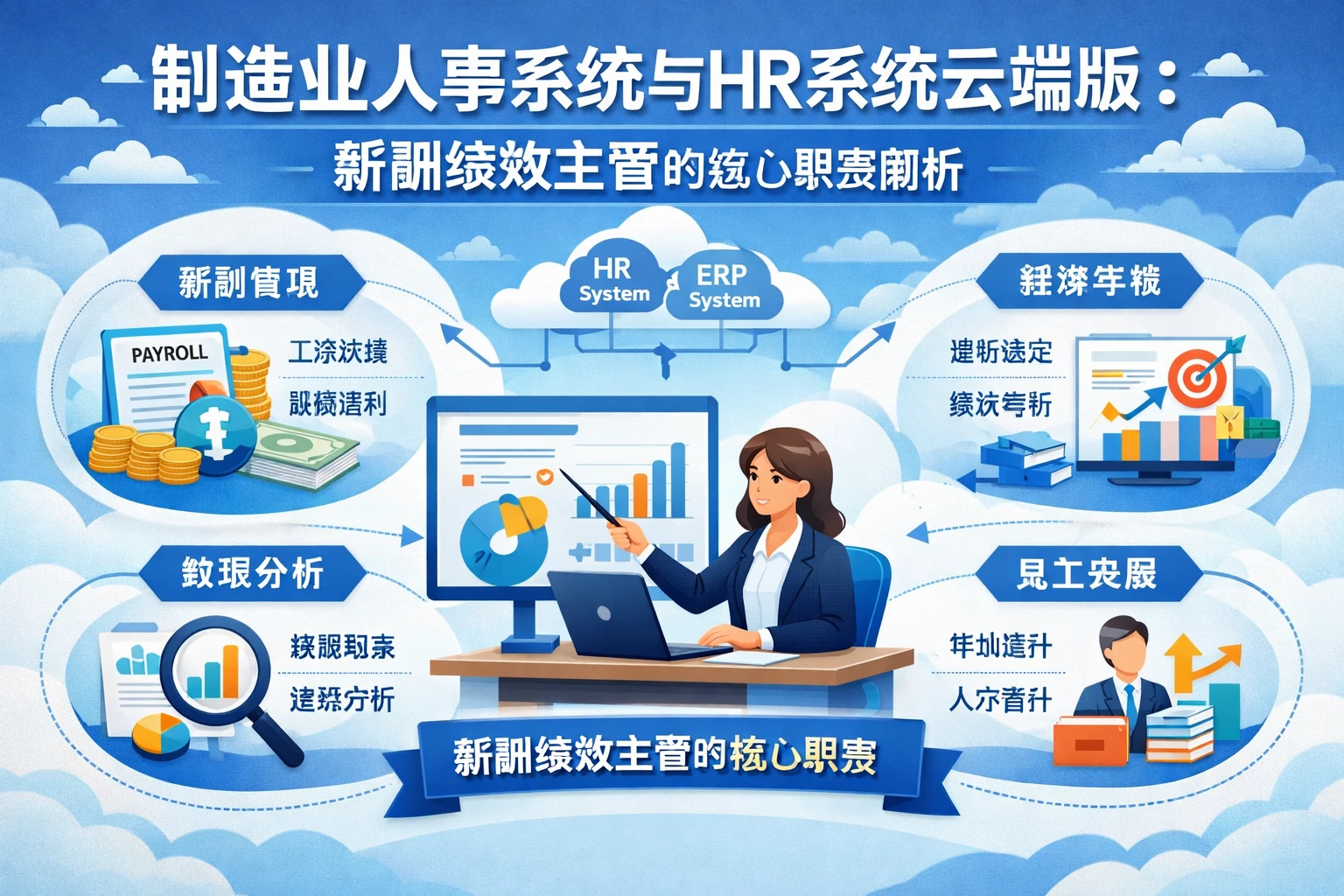 制造业人事系统与HR系统云端版:薪酬绩效主管的核心职责解析