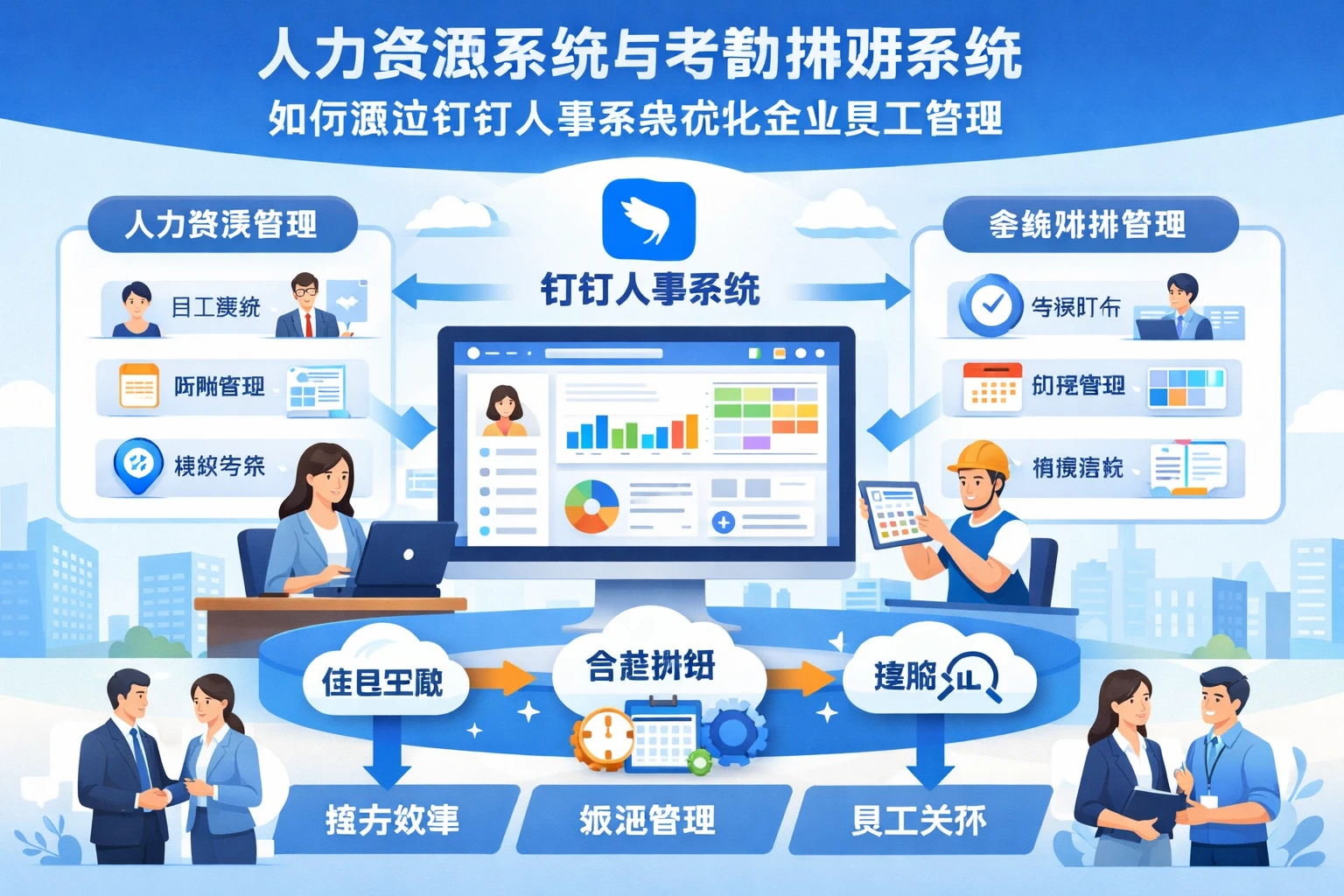 人力资源系统与考勤排班系统如何通过钉钉人事系统优化企业员工管理