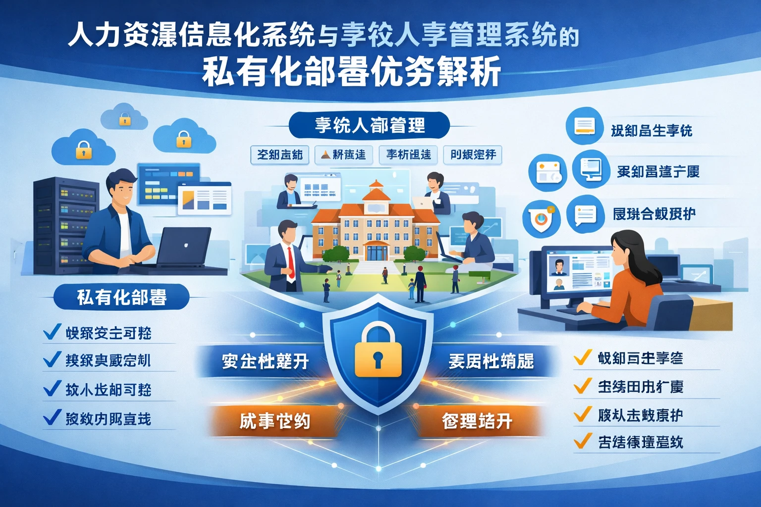 人力资源信息化系统与学校人事管理系统的私有化部署优势解析