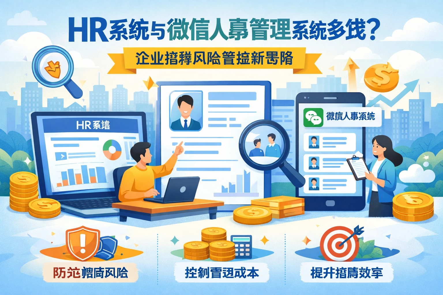 HR系统与微信人事管理系统多少钱？企业招聘风险管控新思路