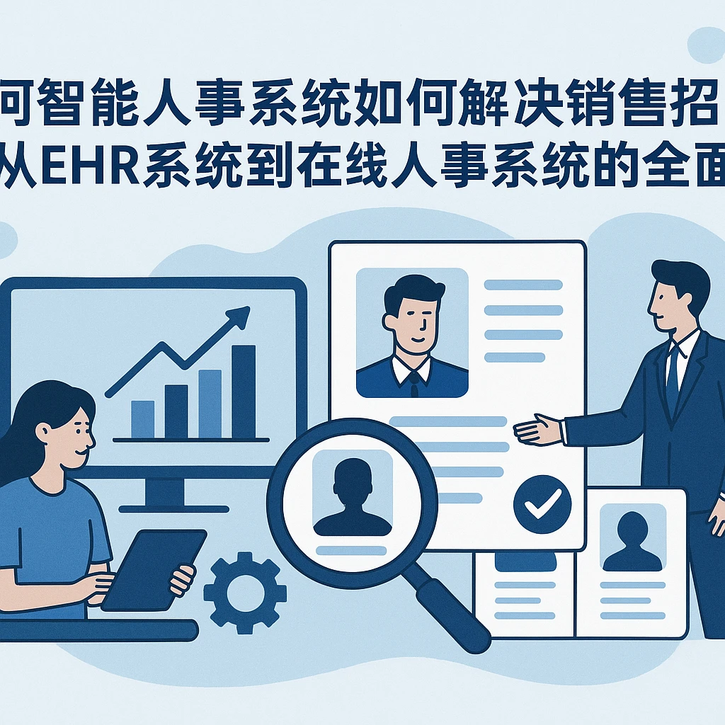 智能人事系统如何解决销售招聘难题：从EHR系统到在线人事系统的全面优化