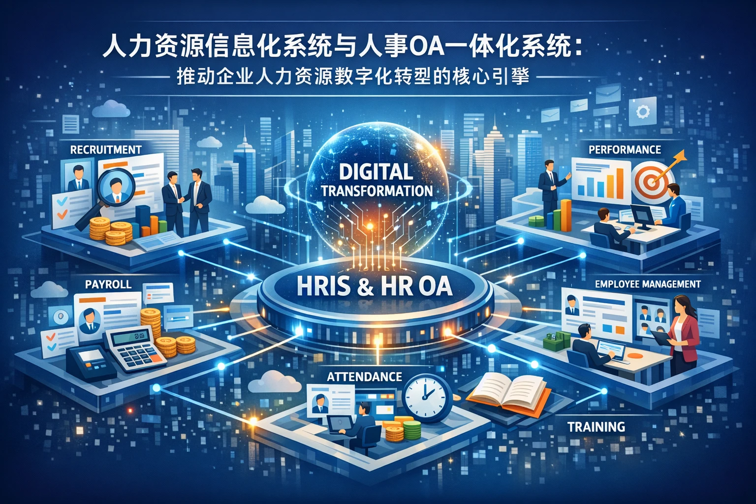 人力资源信息化系统与人事OA一体化系统：推动企业人力资源数字化转型的核心引擎