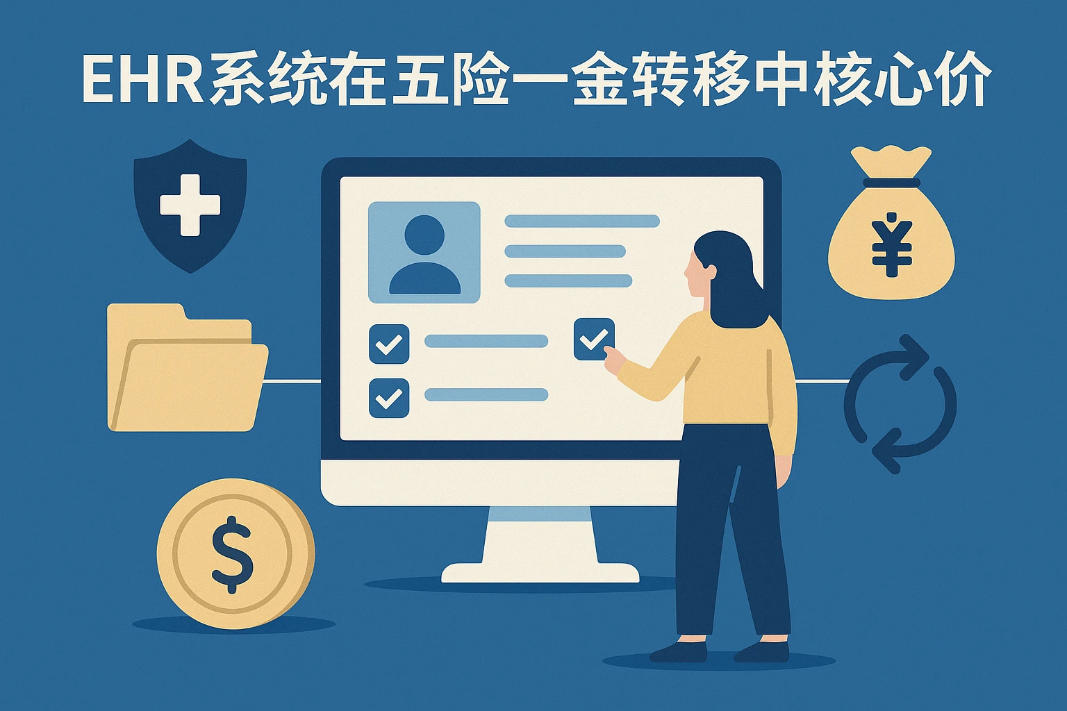 EHR系统在五险一金转移中的核心价值