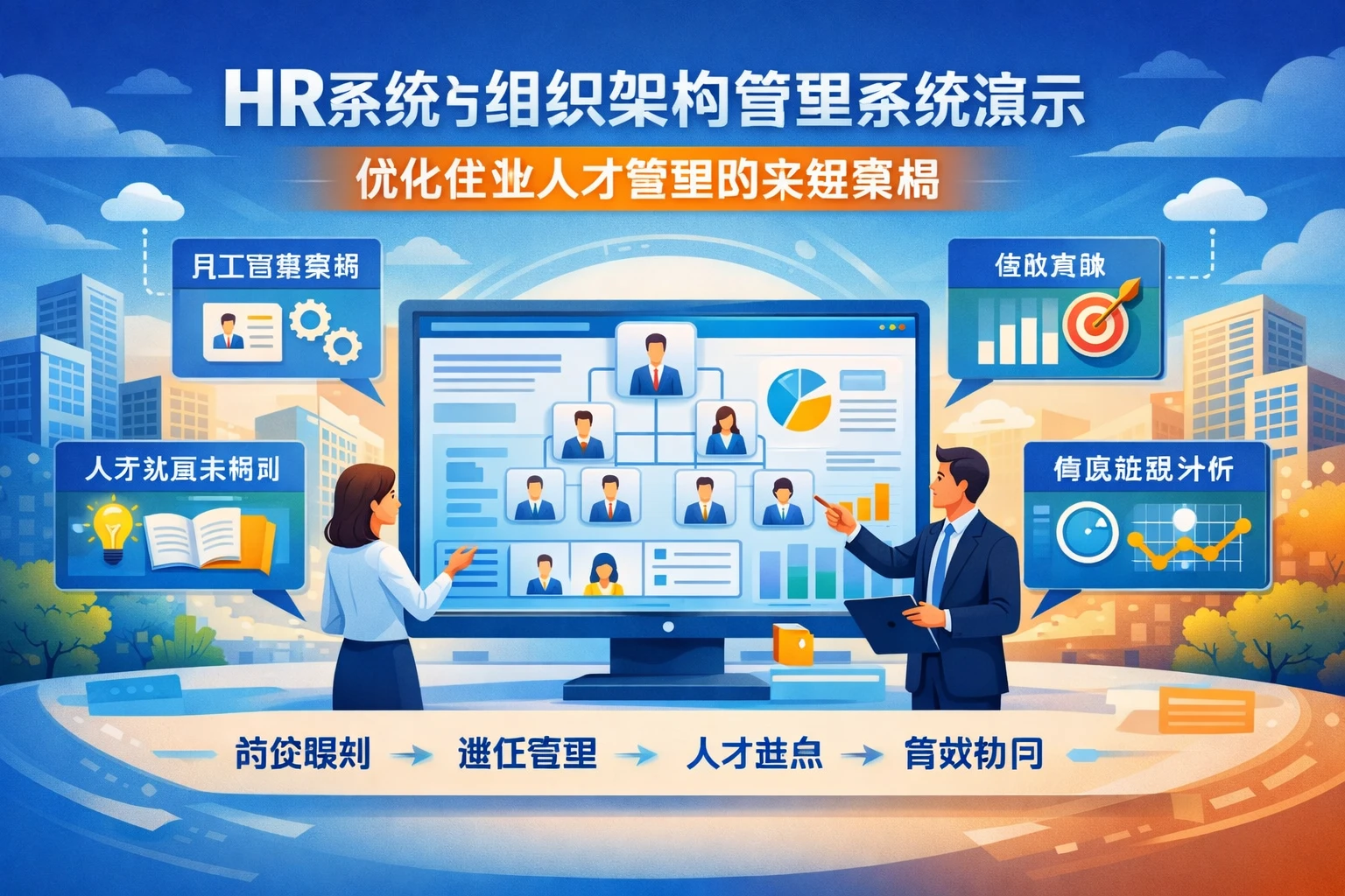 HR系统与组织架构管理系统演示：优化企业人才管理的关键策略
