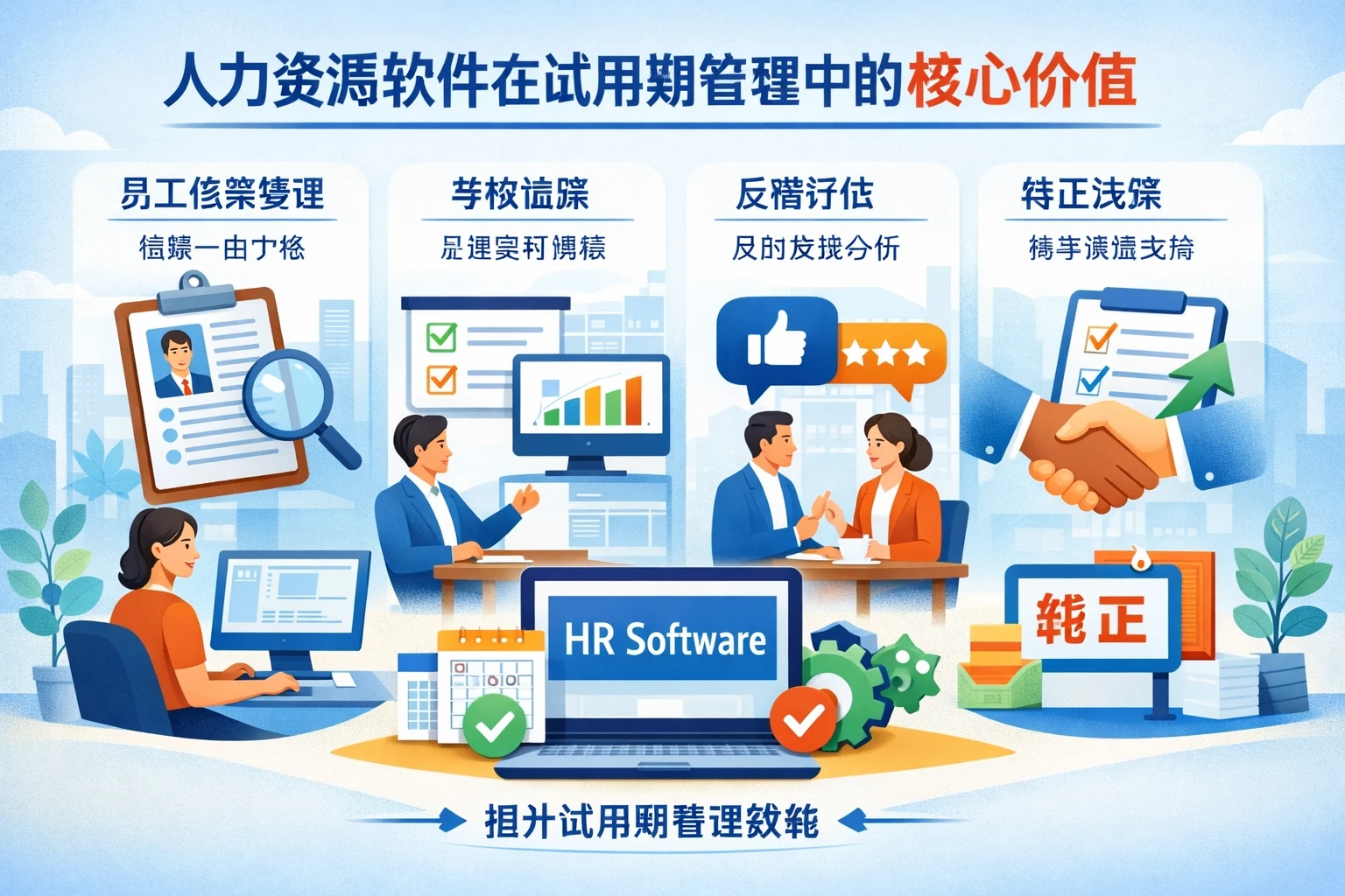 人力资源软件在试用期管理中的核心价值