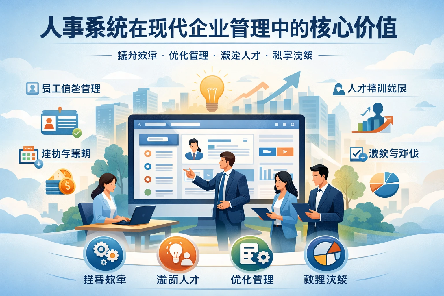 人事系统在现代企业管理中的核心价值