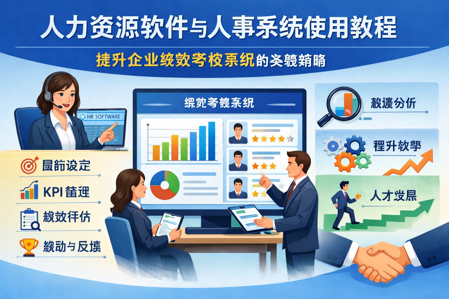 人力资源软件与人事系统使用教程:提升企业绩效考核系统的关键策略
