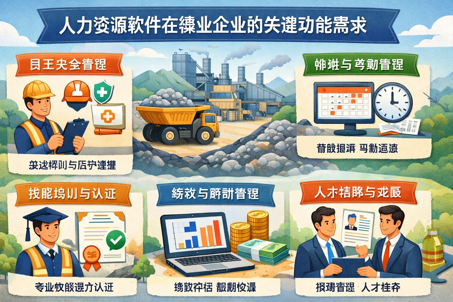 人力资源软件在镍业企业的关键功能需求