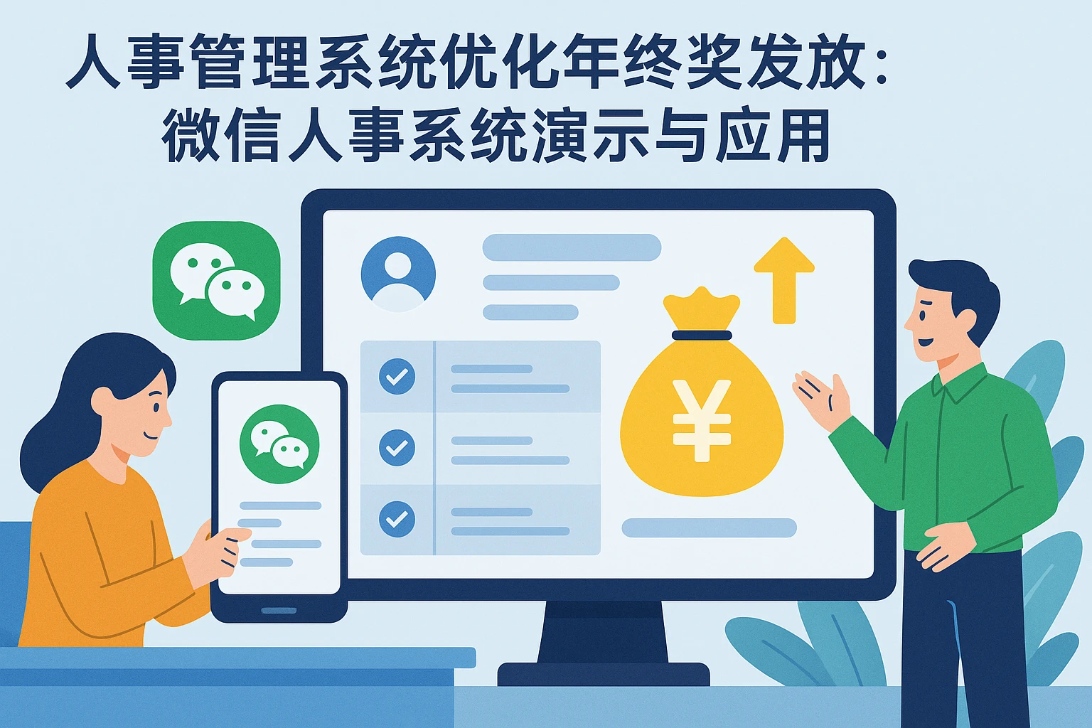 人事管理系统优化年终奖发放：微信人事系统演示与应用