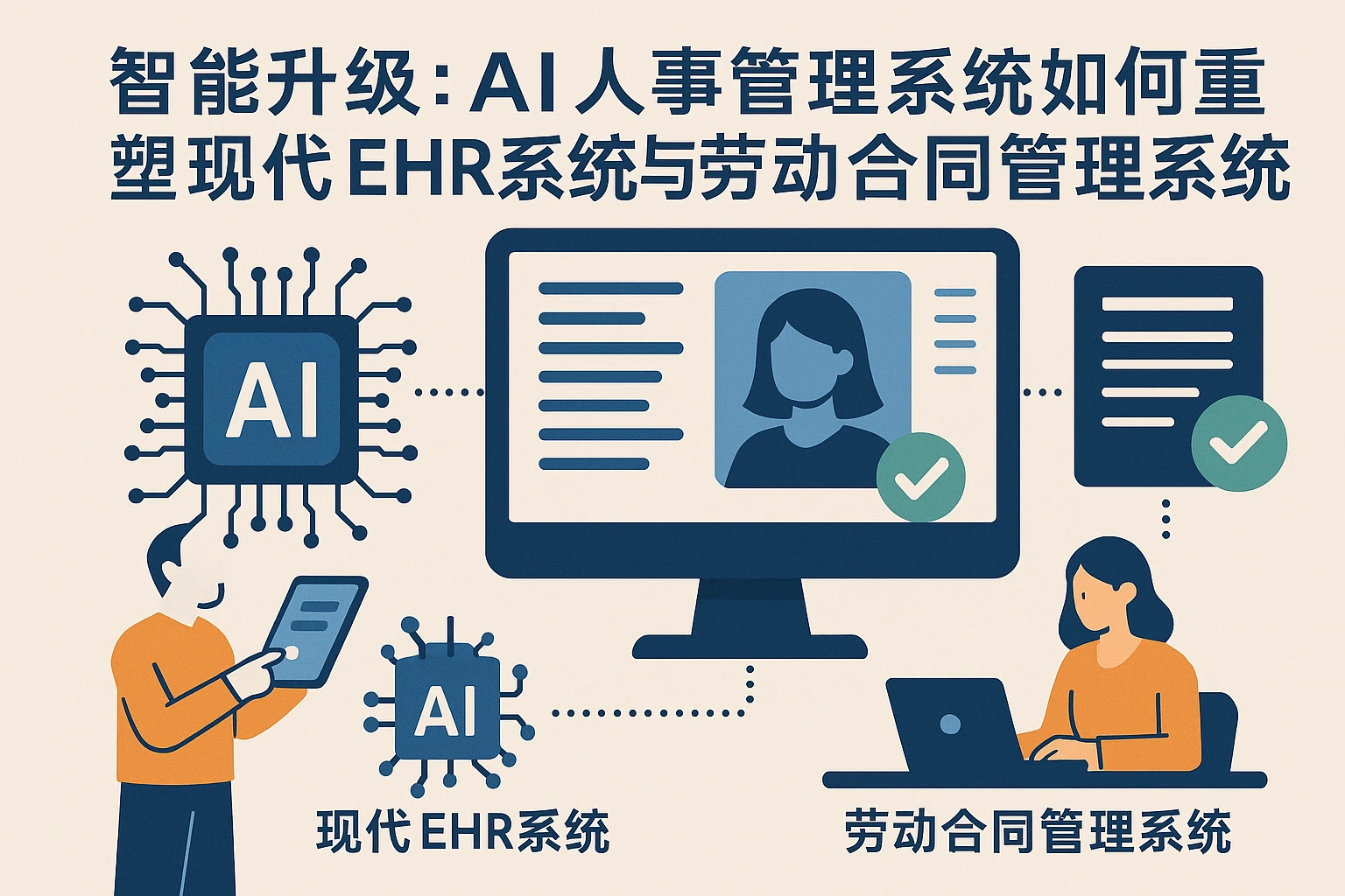 智能升级:AI人事管理系统如何重塑现代ehr系统与劳动合同管理系统