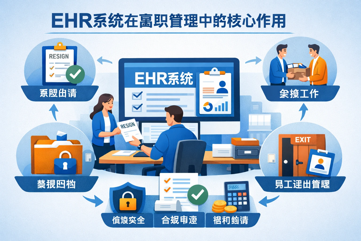 EHR系统在离职管理中的核心作用