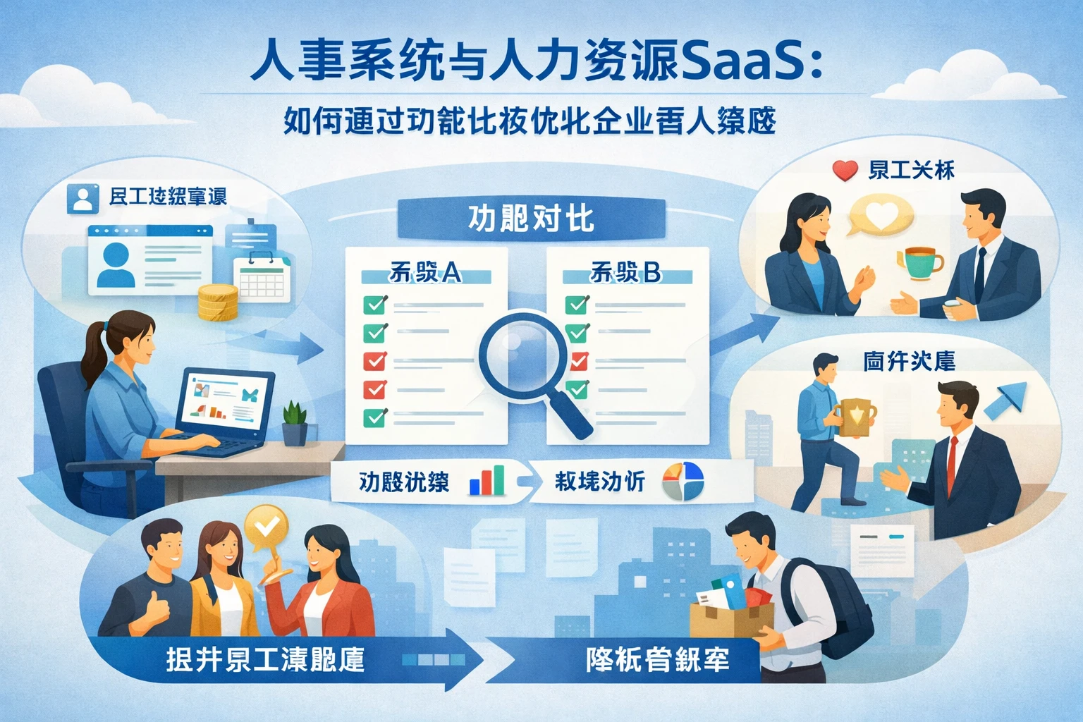 人事系统与人力资源SaaS:如何通过功能比较优化企业留人策略