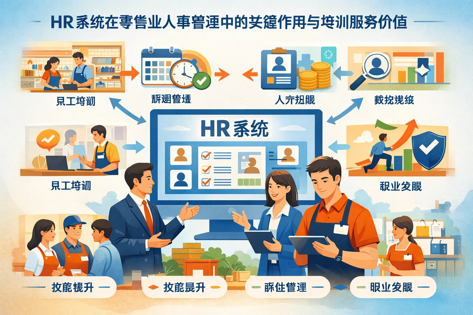 HR系统在零售业人事管理中的关键作用与培训服务价值