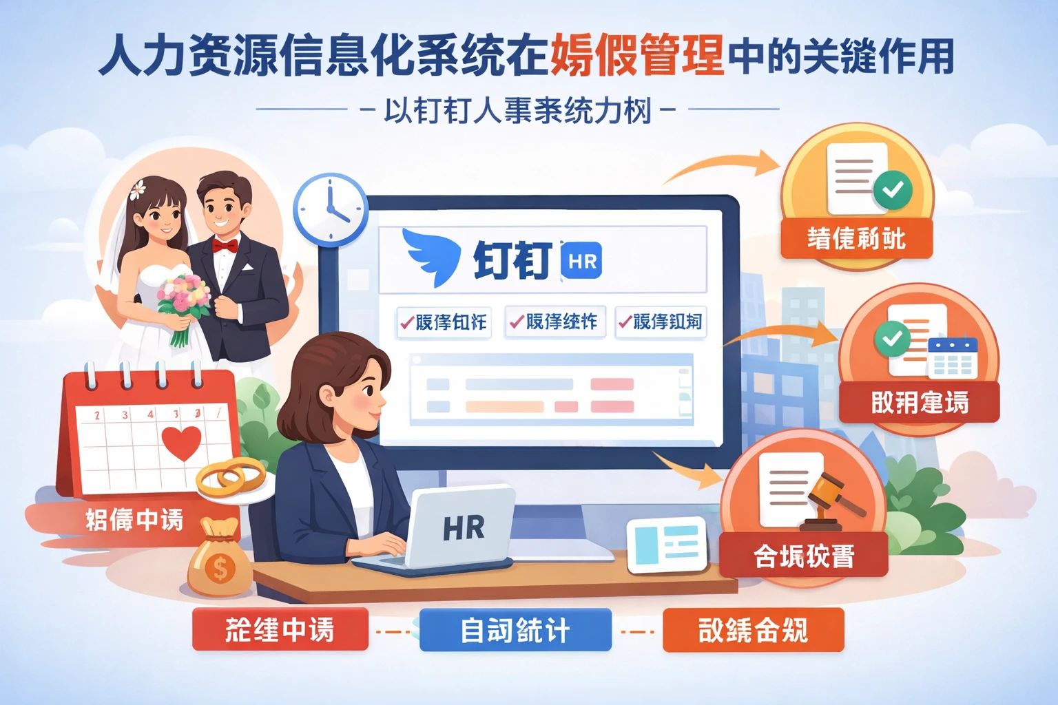 人力资源信息化系统在婚假管理中的关键作用——以钉钉人事系统为例