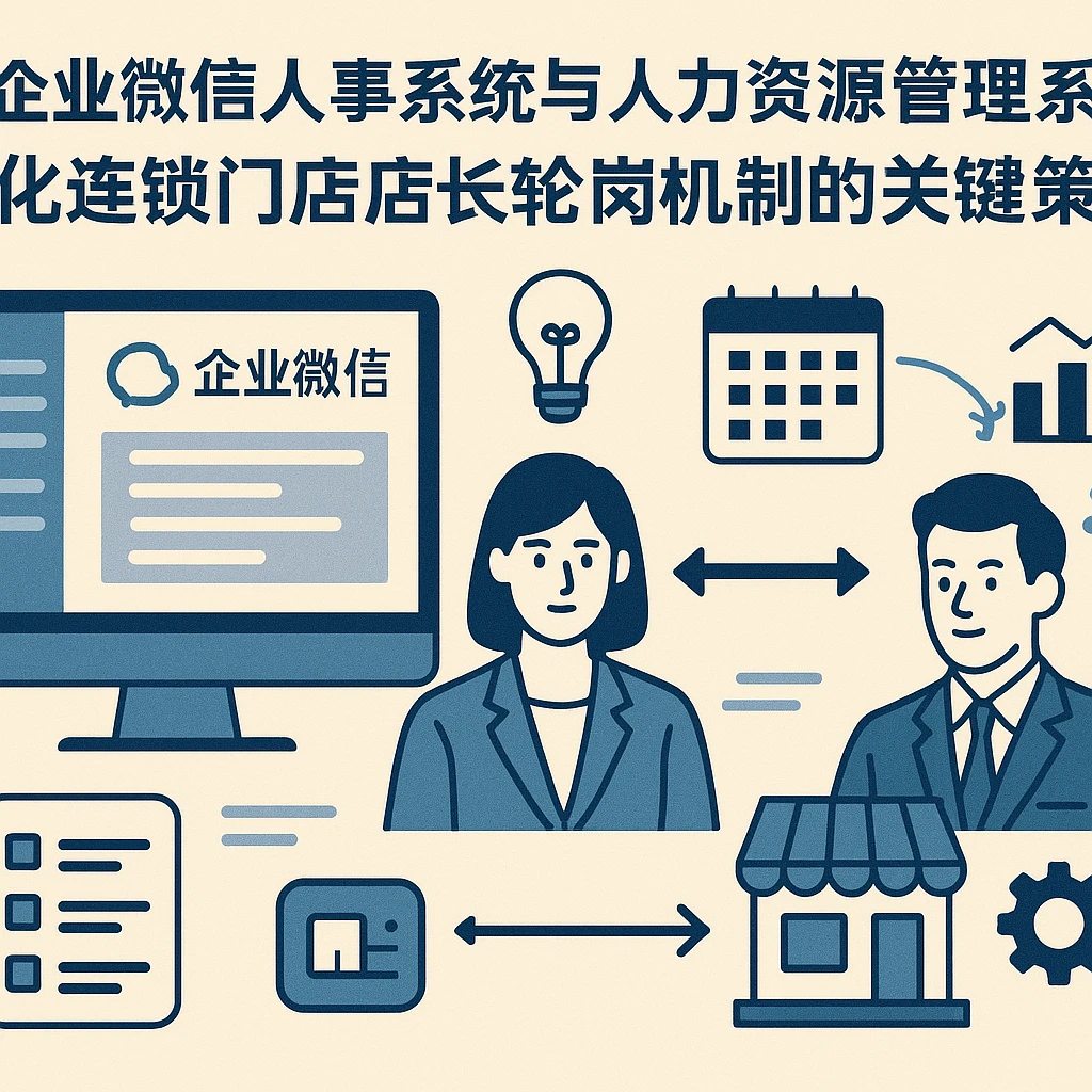 企业微信人事系统与人力资源管理系统:优化连锁门店店长轮岗机制的关键策略
