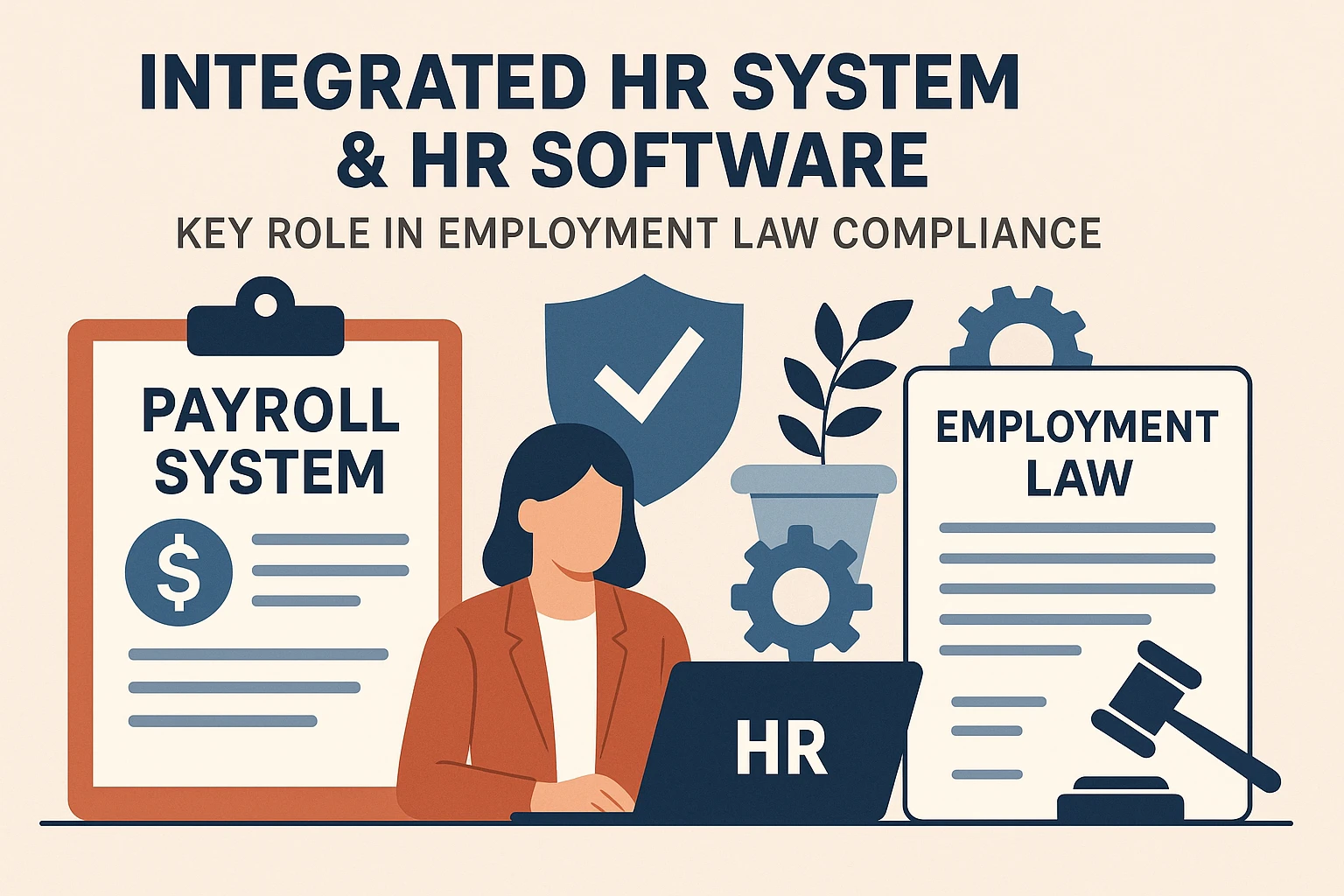 一体化人事系统与HR管理软件在劳动法合规中的关键作用——从薪资管理系统视角解析