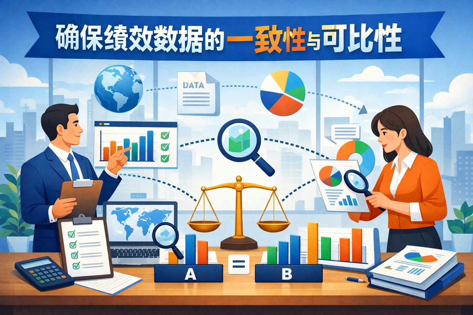 确保绩效数据的一致性与可比性