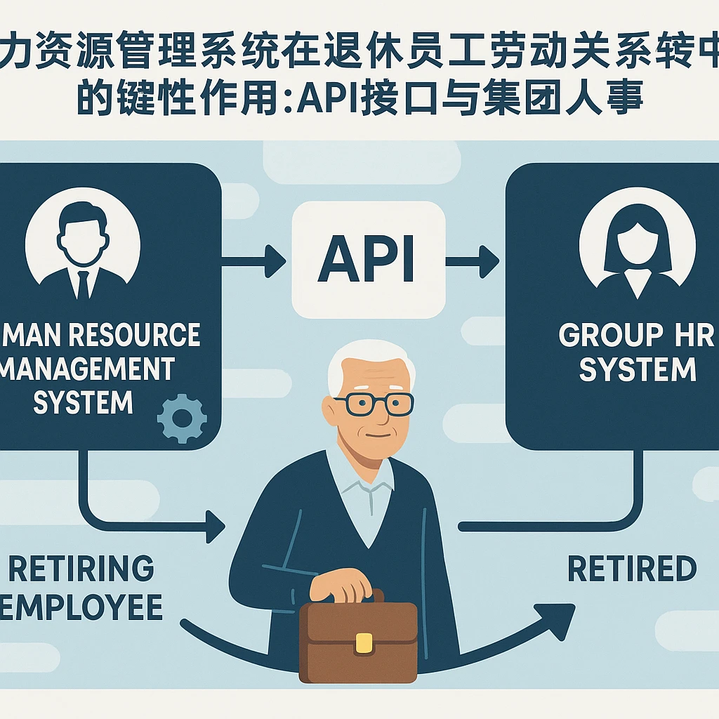 人力资源管理系统在退休员工劳动关系转换中的关键作用：API接口与集团人事系统的协同应用