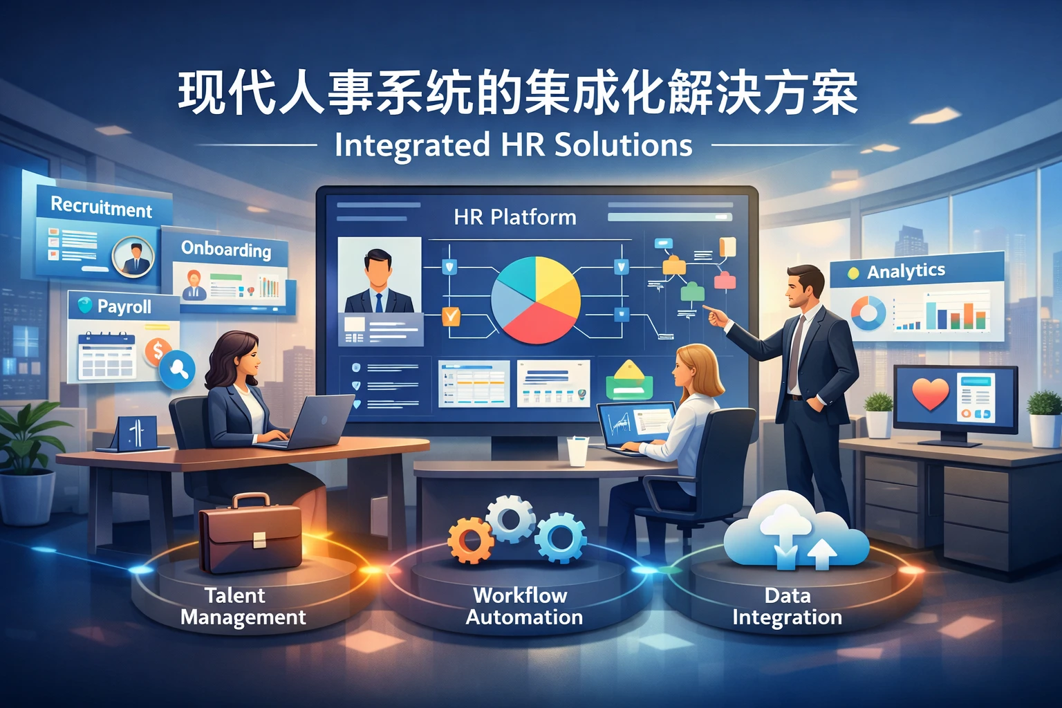 现代人事系统的集成化解决方案