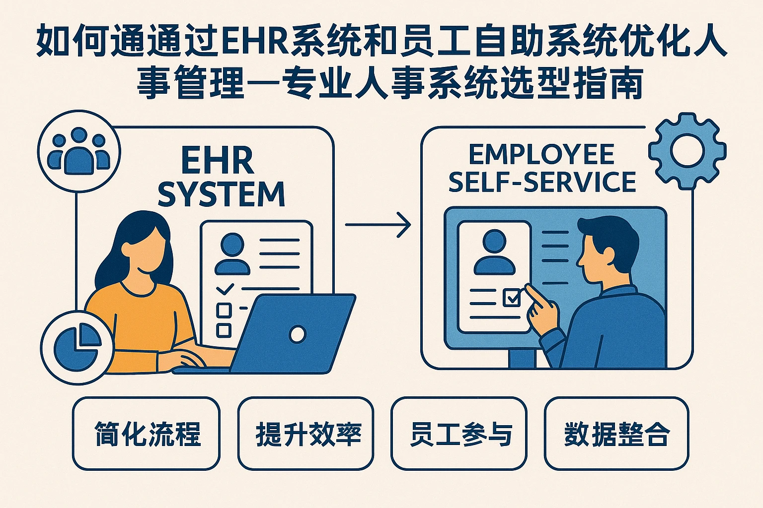 如何通过EHR系统和员工自助系统优化人事管理——专业人事系统选型指南
