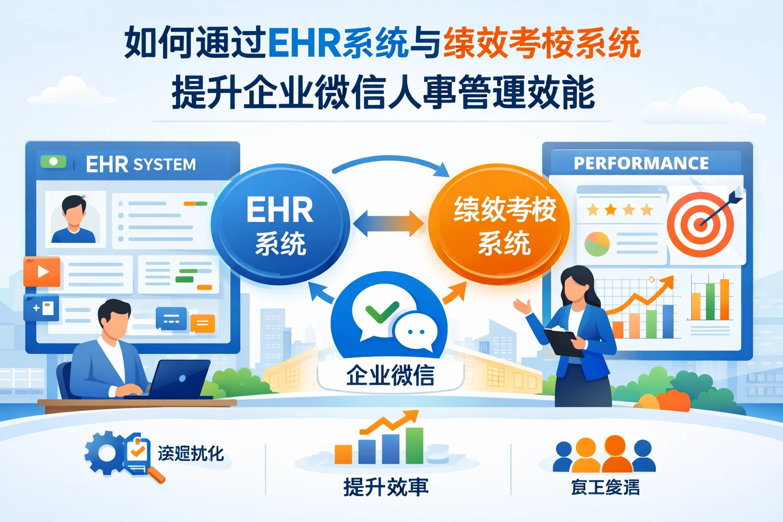 如何通过EHR系统与绩效考核系统提升企业微信人事管理效能