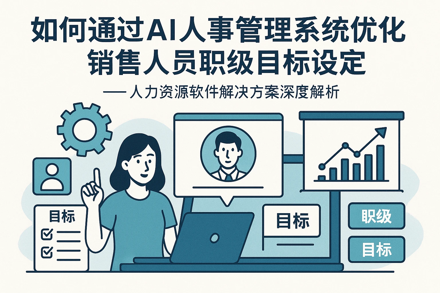 如何通过AI人事管理系统优化销售人员职级目标设定——人力资源软件解决方案深度解析