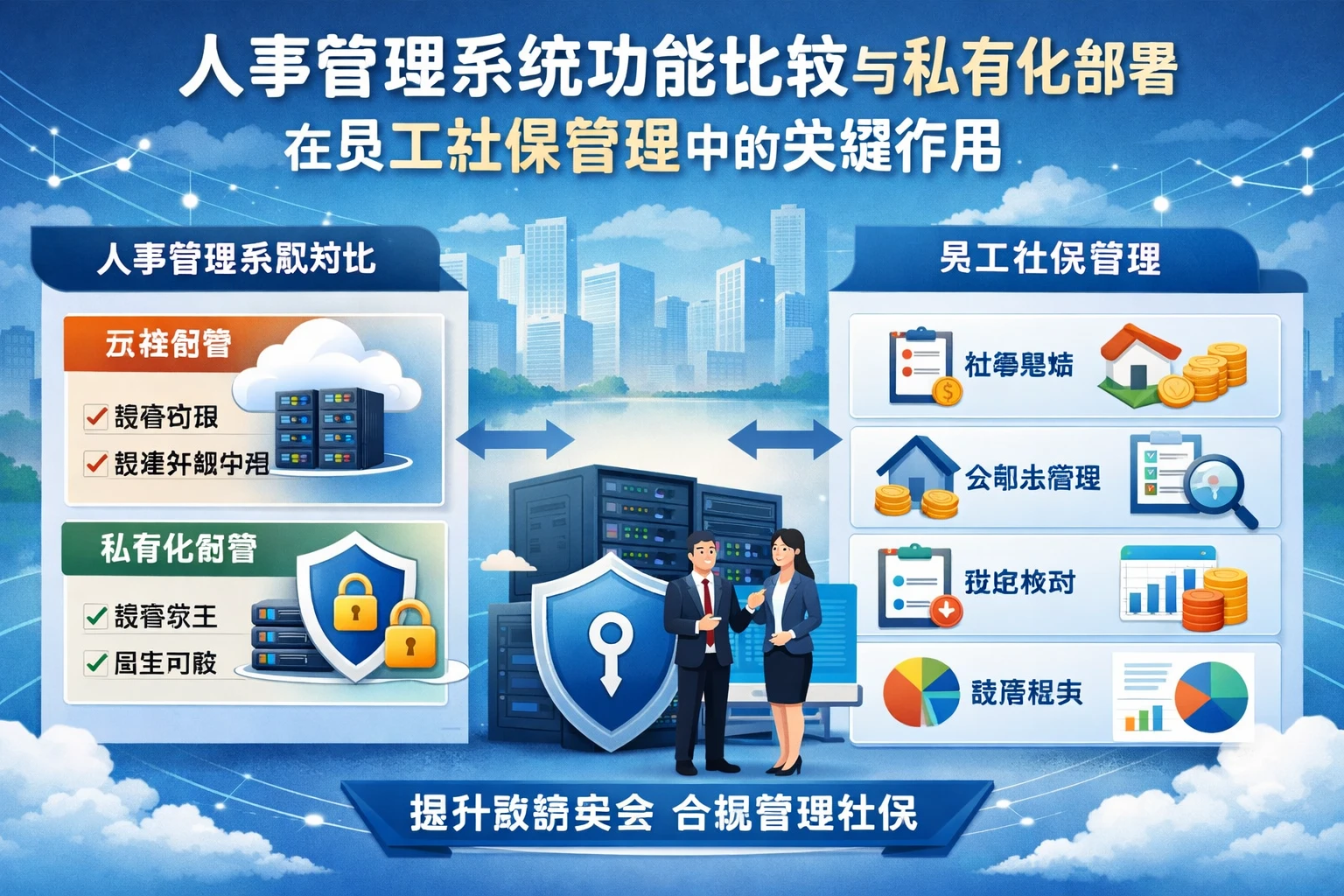 人事管理系统功能比较与私有化部署在员工社保管理中的关键作用