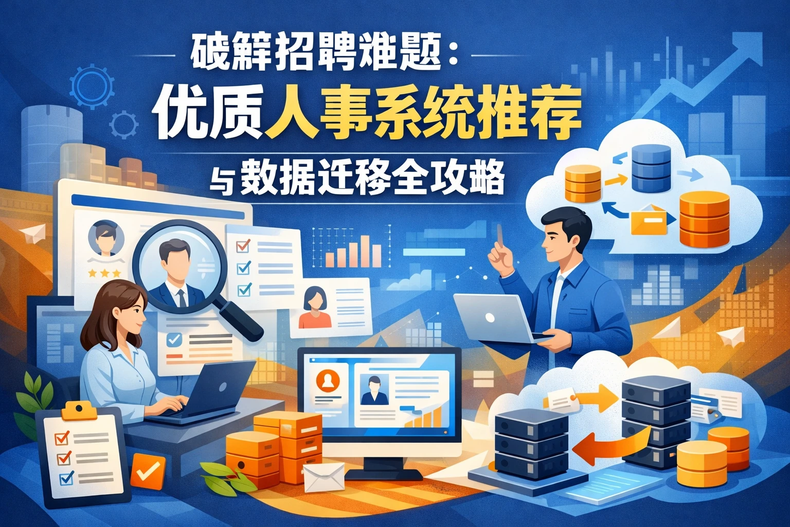 破解招聘难题:优质人事系统推荐与数据迁移全攻略