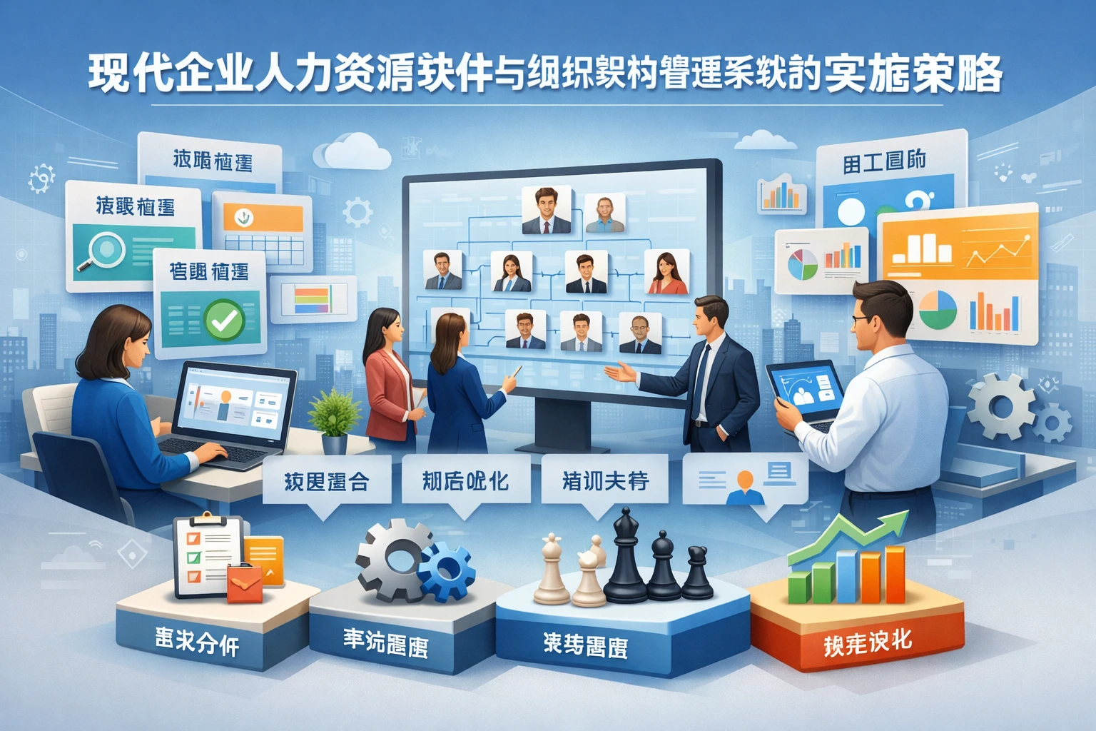 现代企业人力资源软件与组织架构管理系统的实施策略