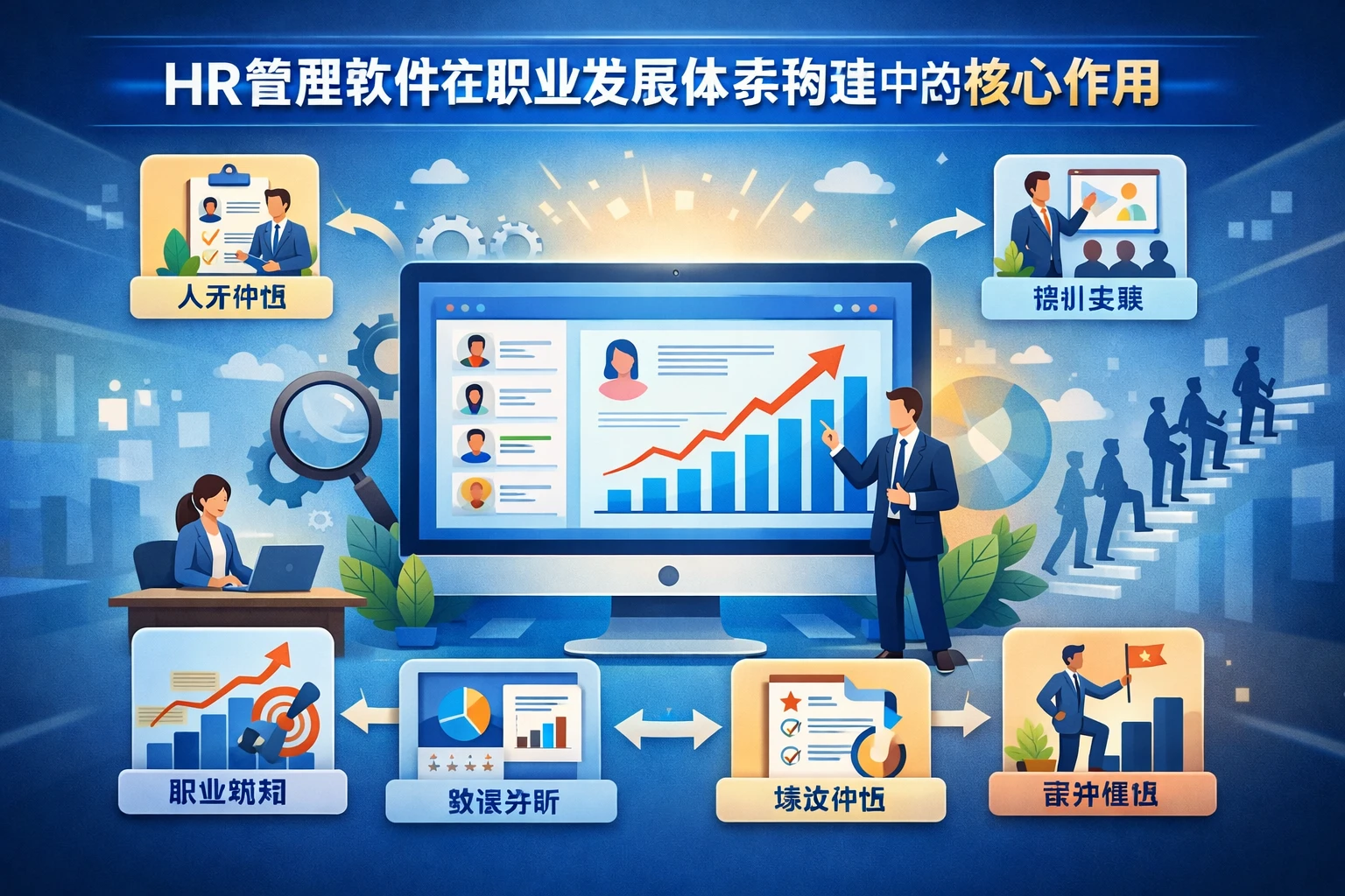 HR管理软件在职业发展体系构建中的核心作用