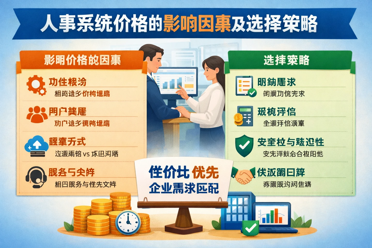 人事系统价格的影响因素及选择策略
