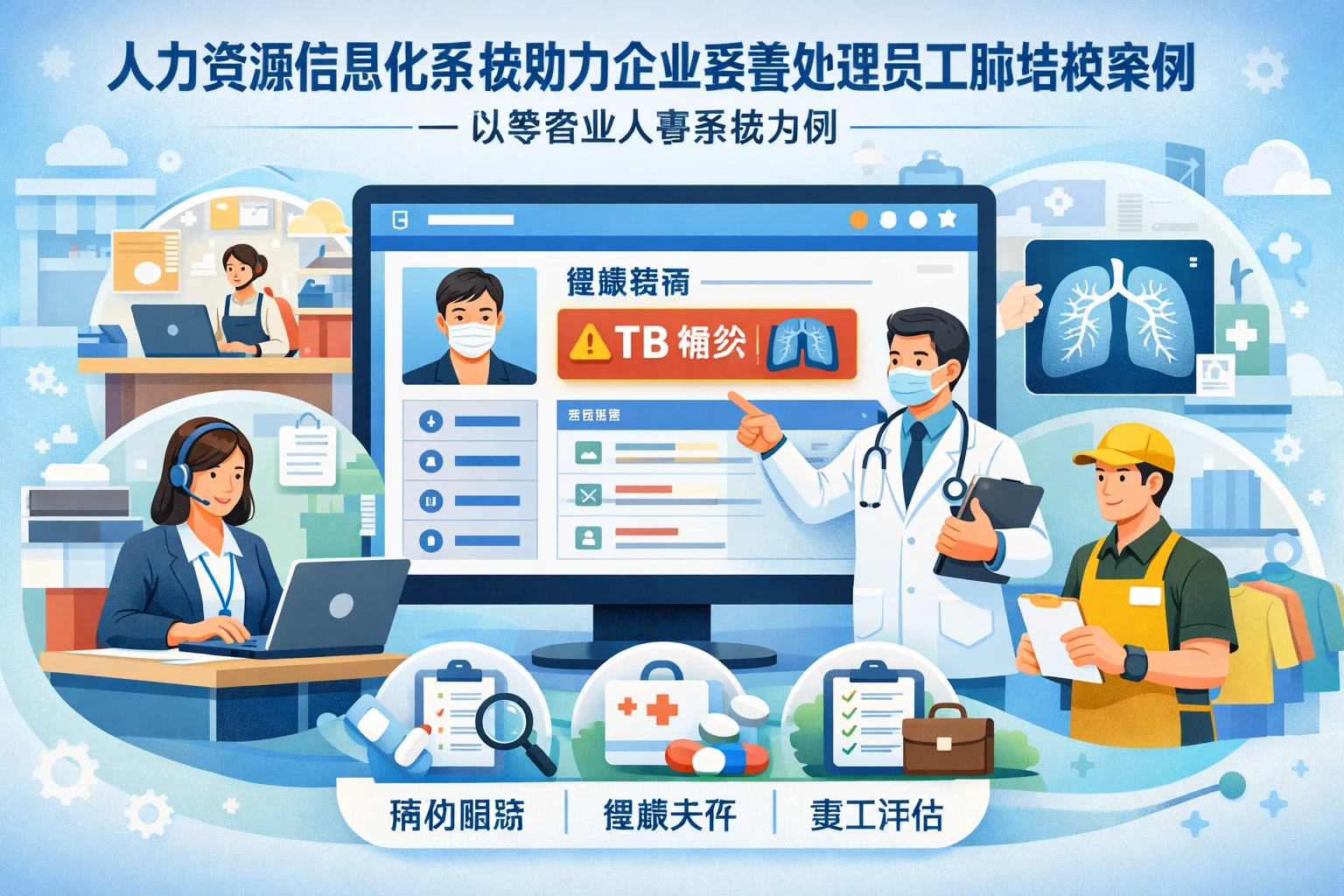 人力资源信息化系统助力企业妥善处理员工肺结核案例——以零售业人事系统为例