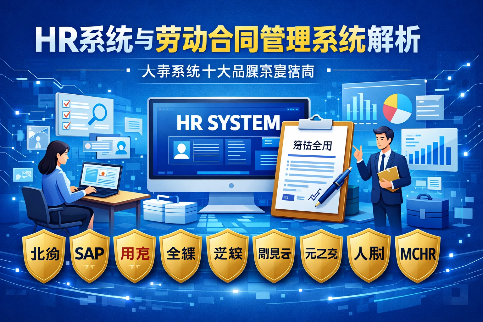 HR系统与劳动合同管理系统解析：人事系统十大品牌深度指南