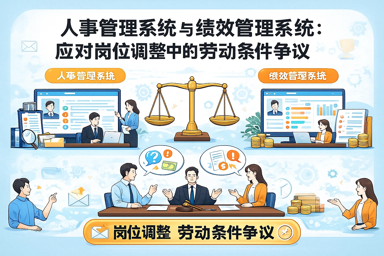 人事管理系统与绩效管理系统:应对岗位调整中的劳动条件争议